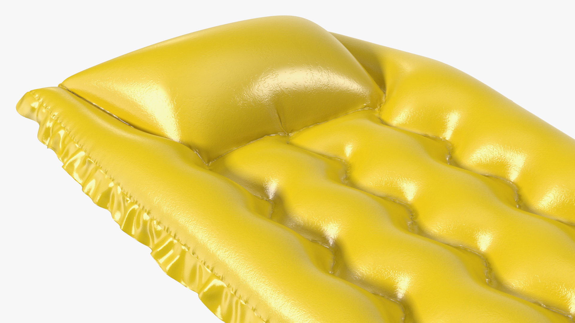Inflatable Beach Air Mattress 3D model
