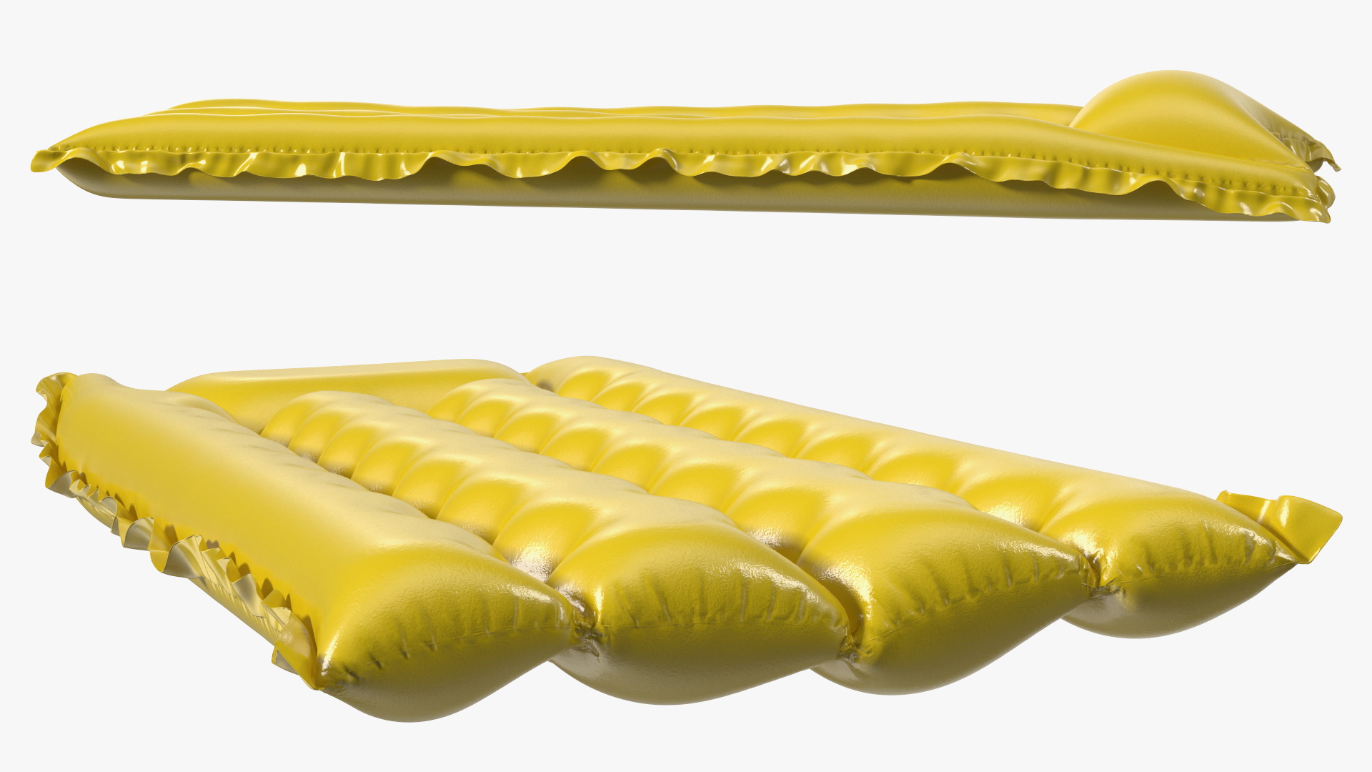 Inflatable Beach Air Mattress 3D model