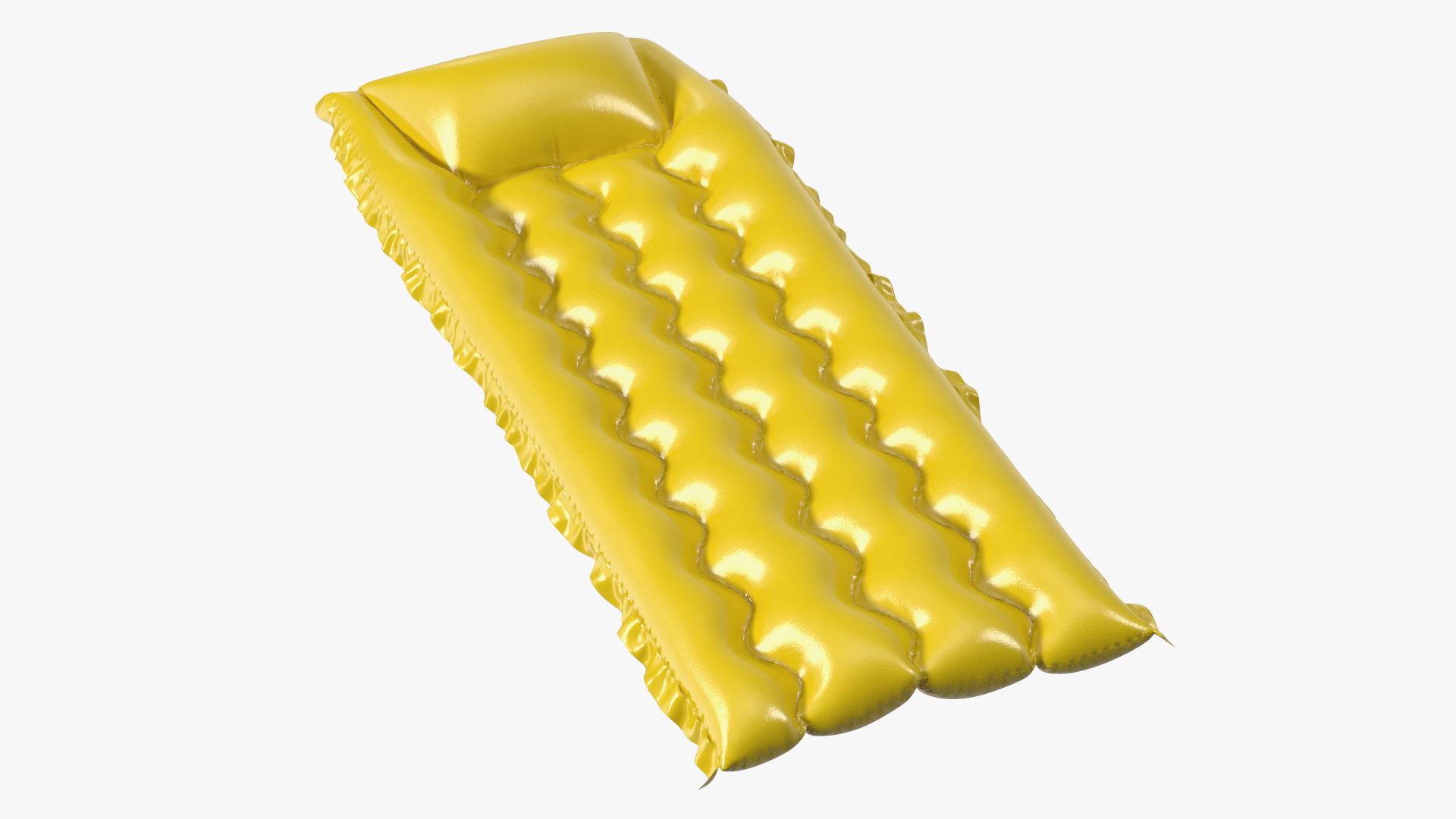 Inflatable Beach Air Mattress 3D model