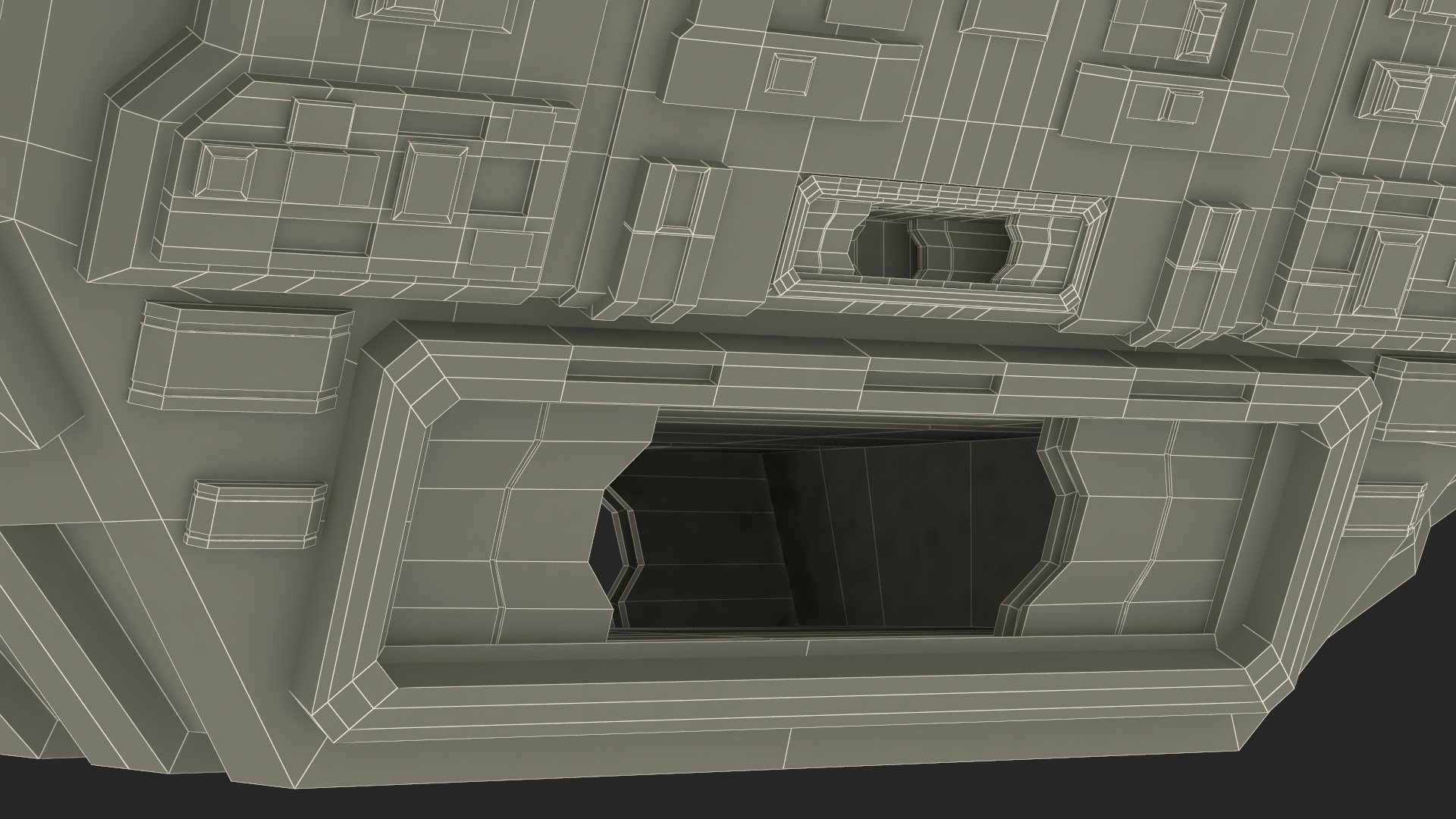 3D Futuristic Scifi Spaceship