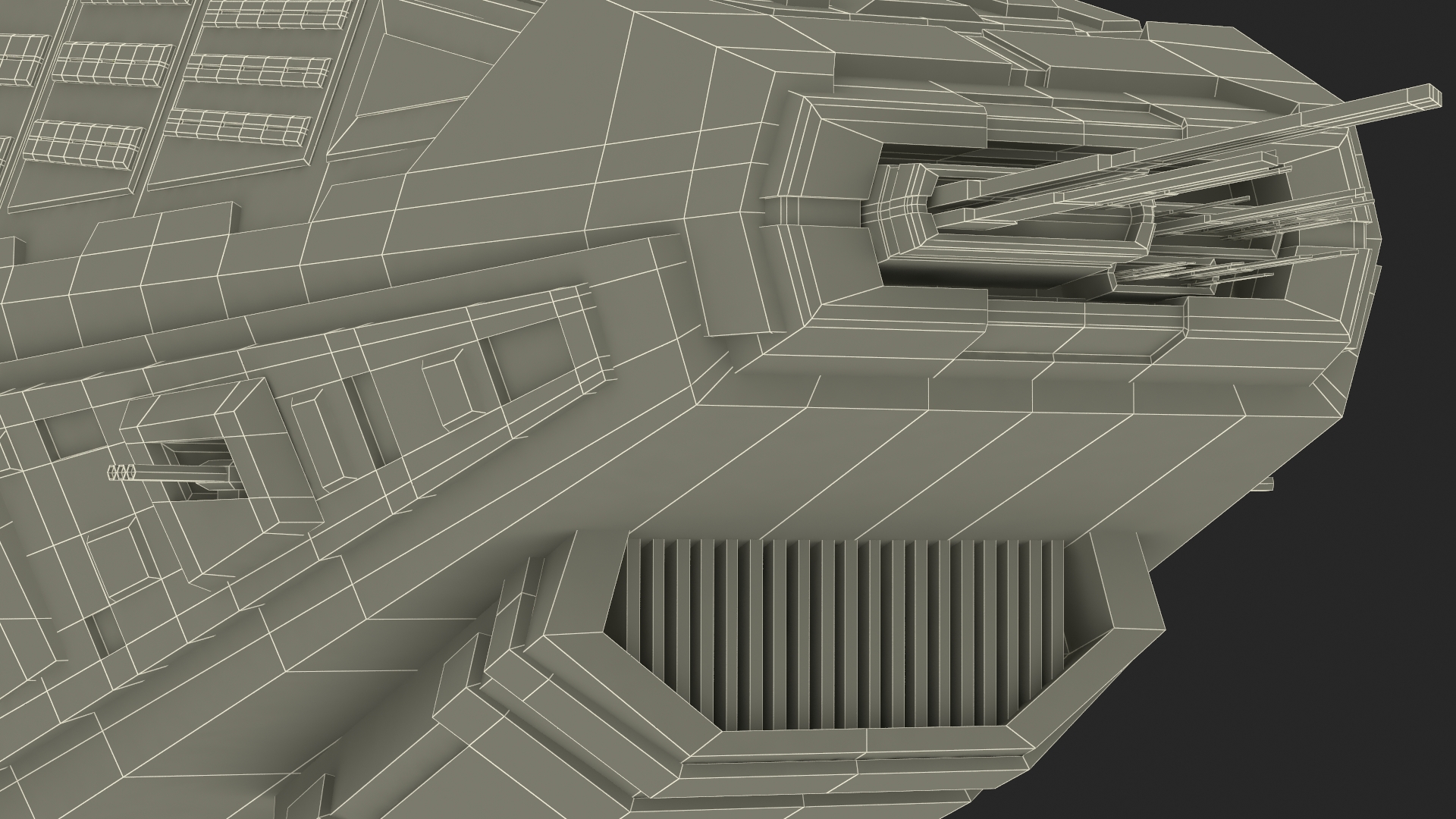 3D Futuristic Scifi Spaceship