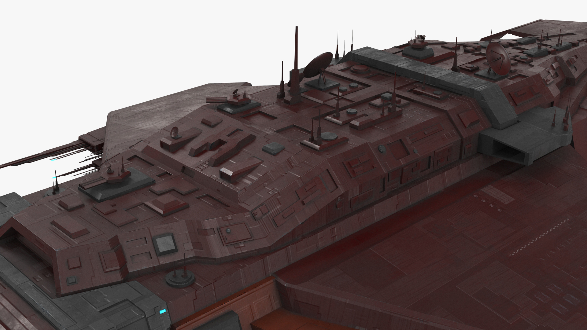 3D Futuristic Scifi Spaceship
