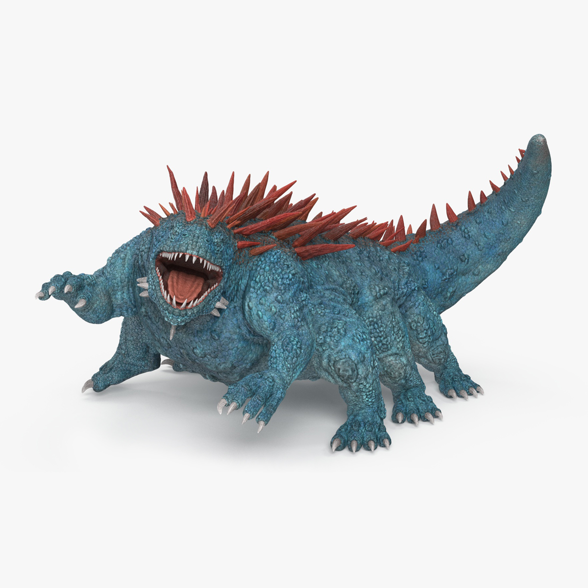 3D model The Fantasy Creature Basilisk Rigged for Cinema 4D