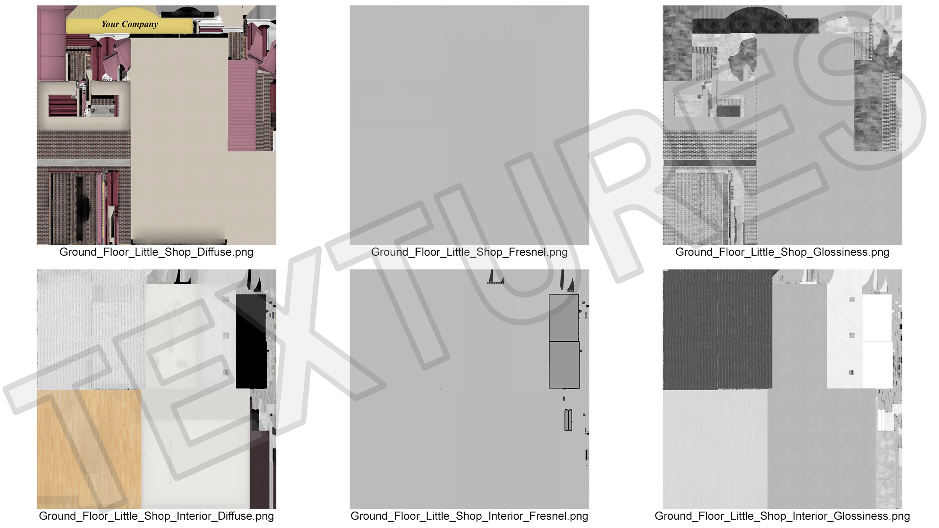 Ground Floor Little Shop 3D model