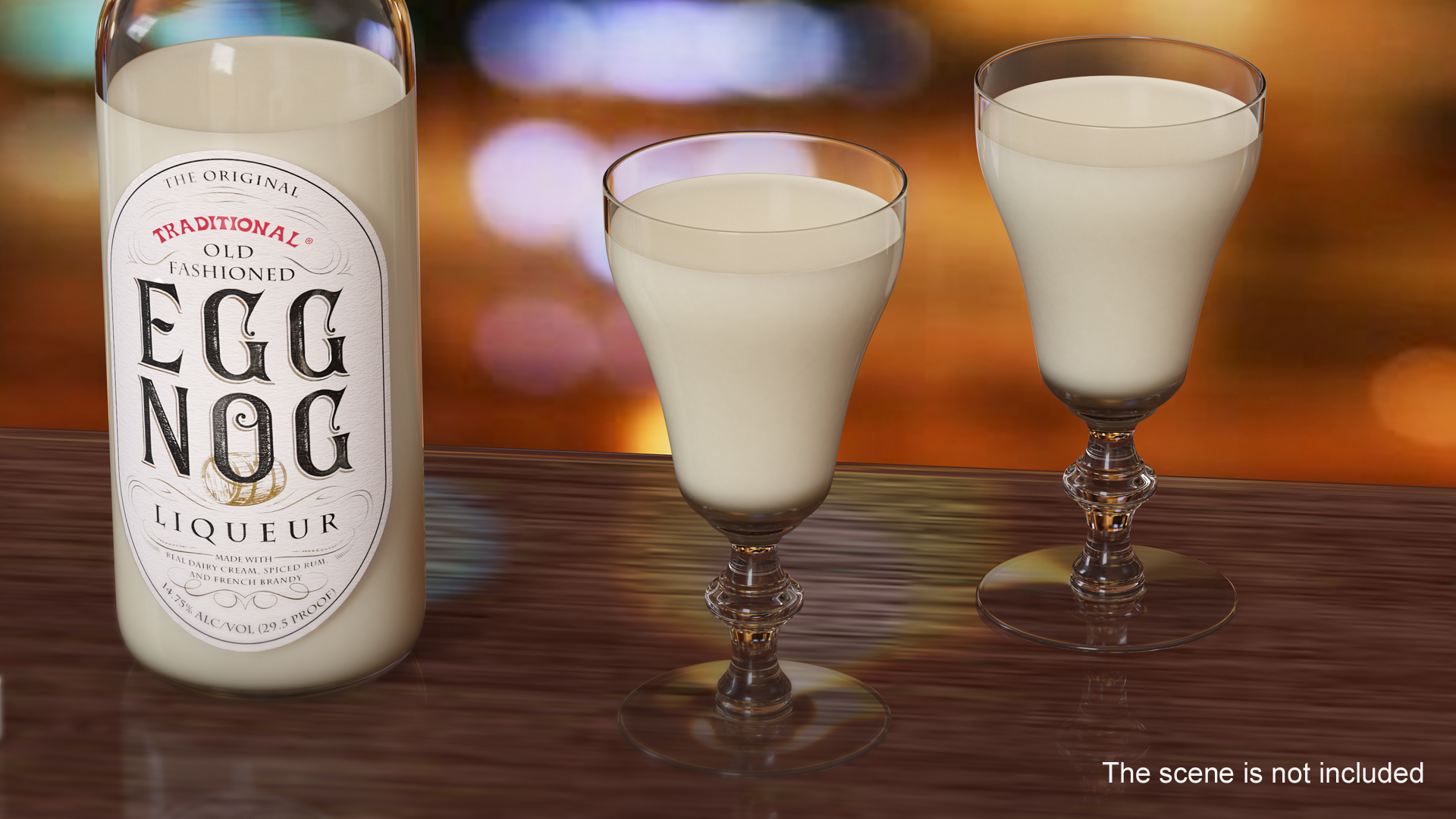 Eggnog Glass 3D