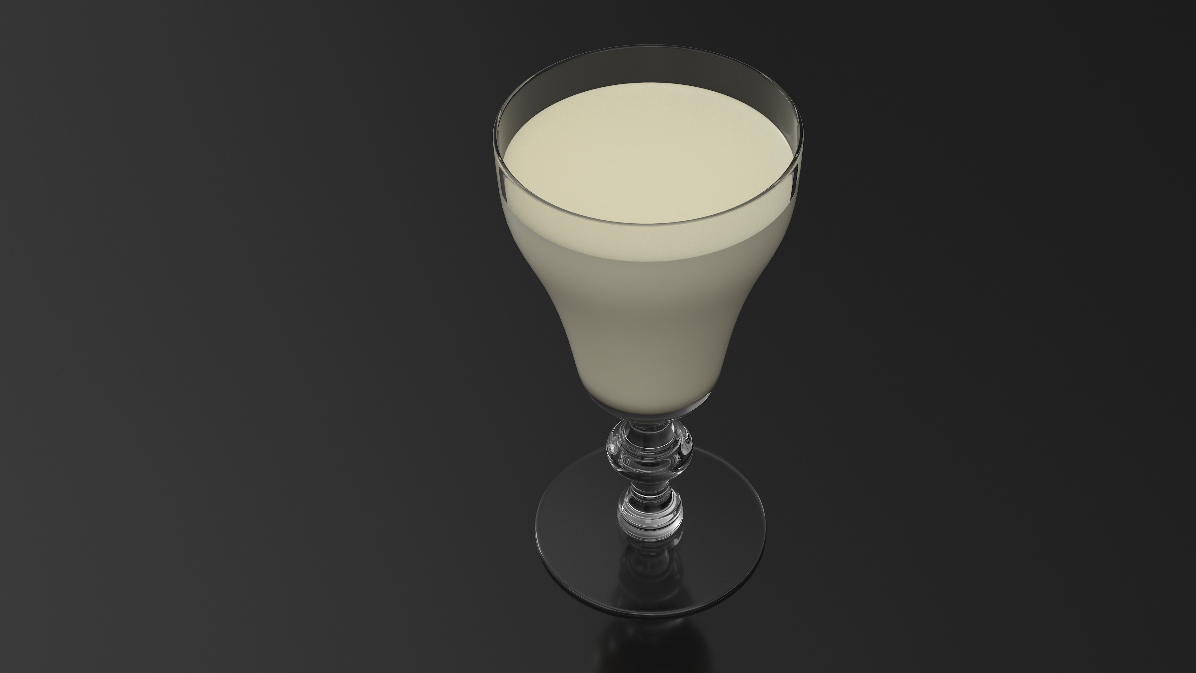 Eggnog Glass 3D