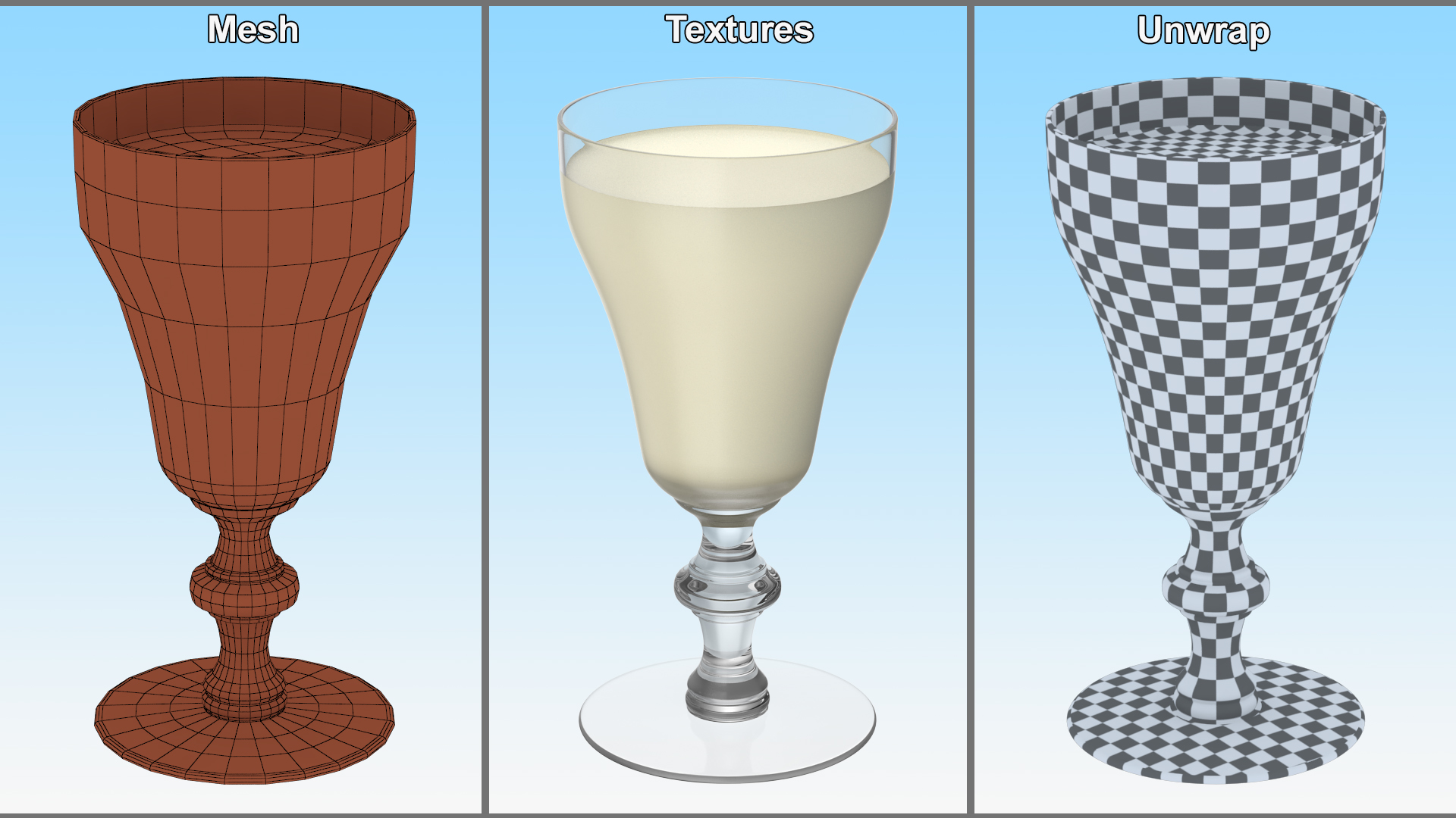 Eggnog Glass 3D