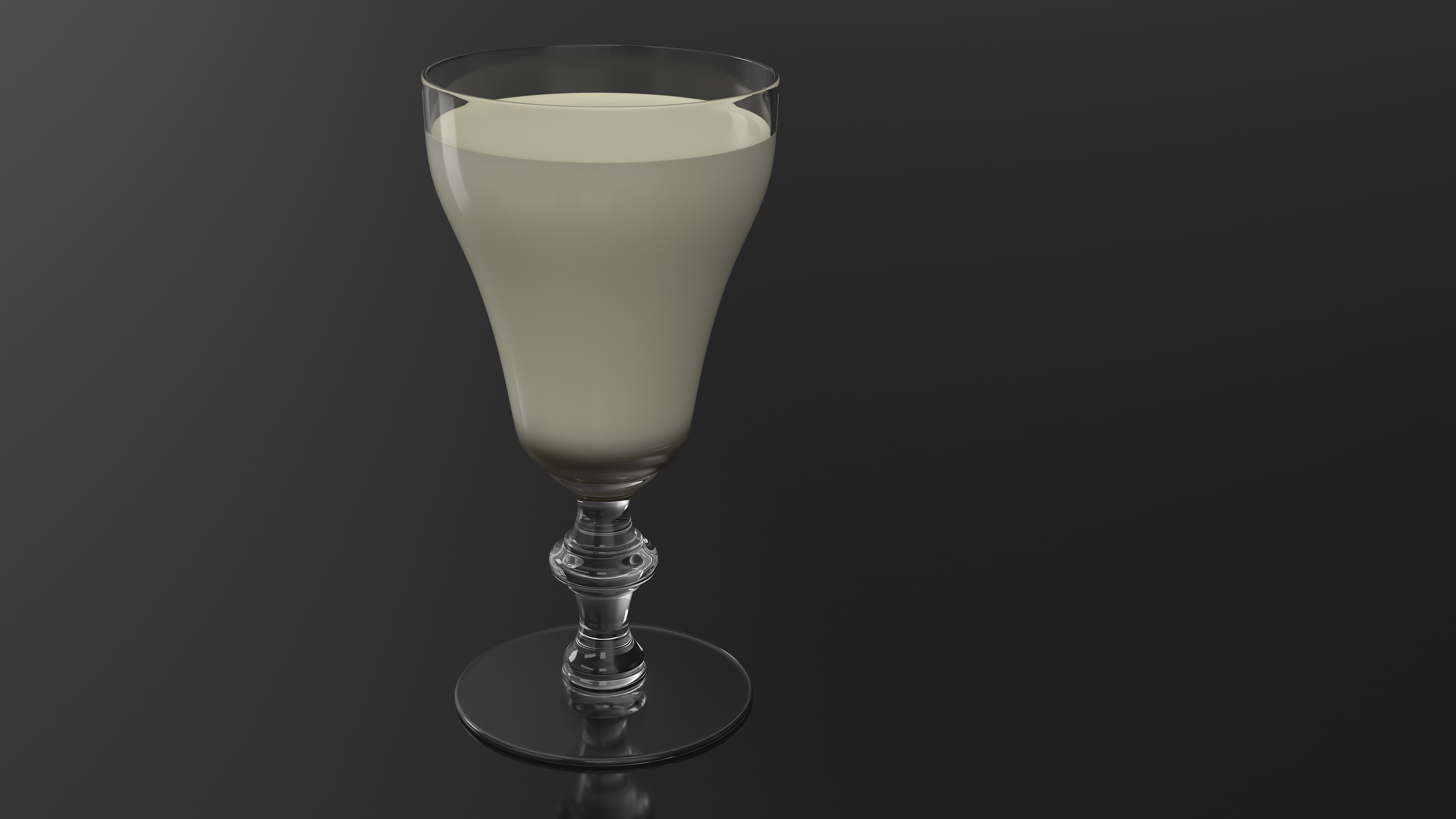 Eggnog Glass 3D