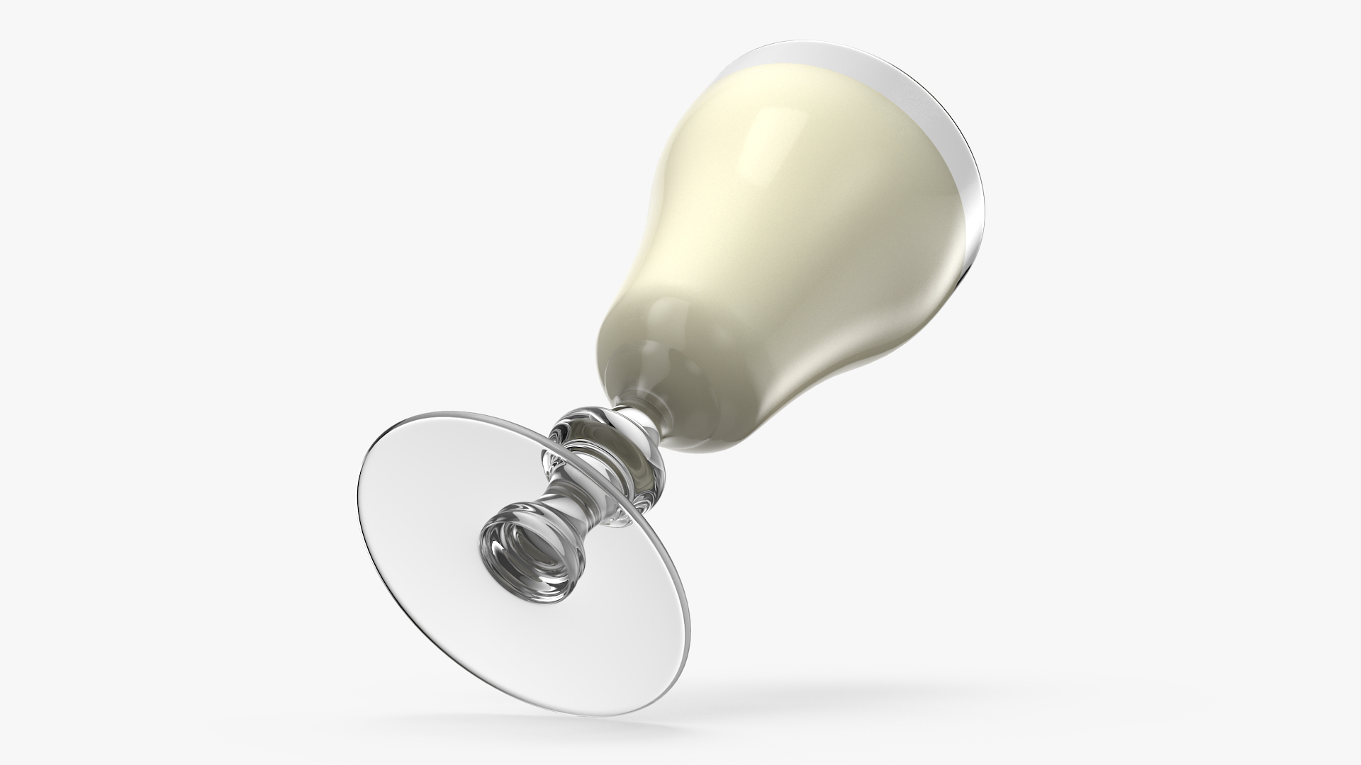 Eggnog Glass 3D