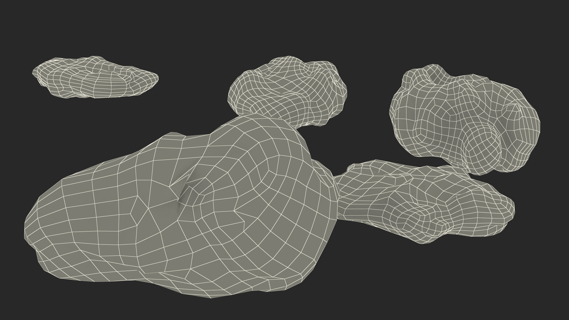 3D model Metallic Copper Small Minerals
