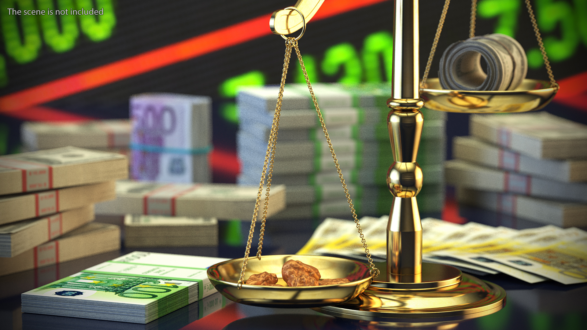 3D model Metallic Copper Small Minerals