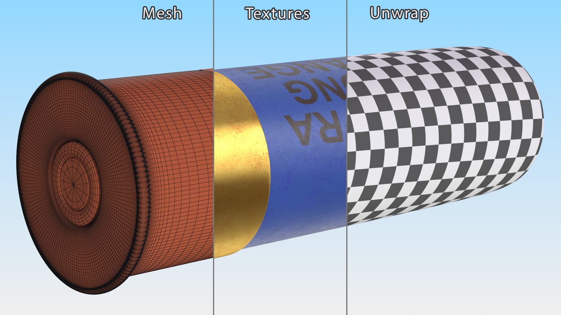 3D Shotgun Slug Shell model