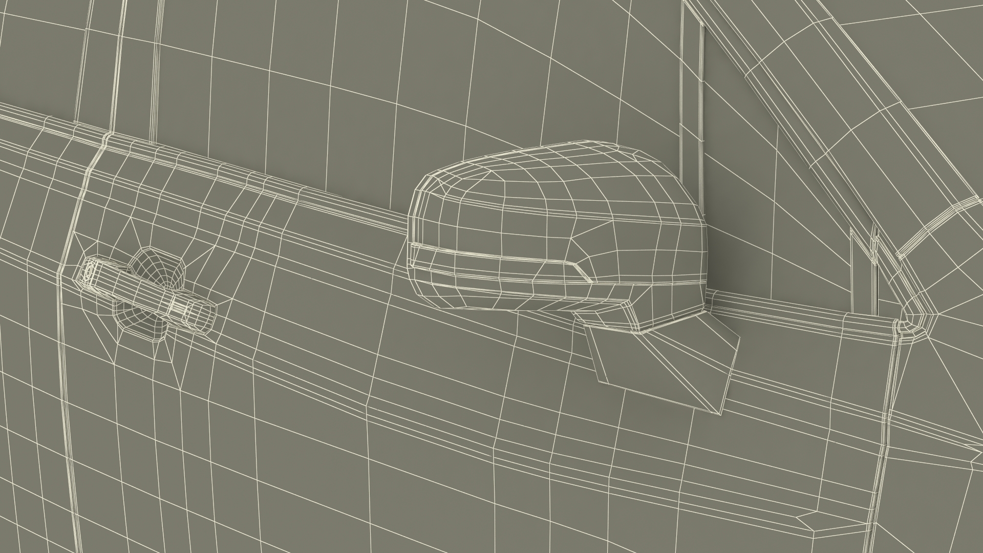 Green Compact Crossover SUV 3D