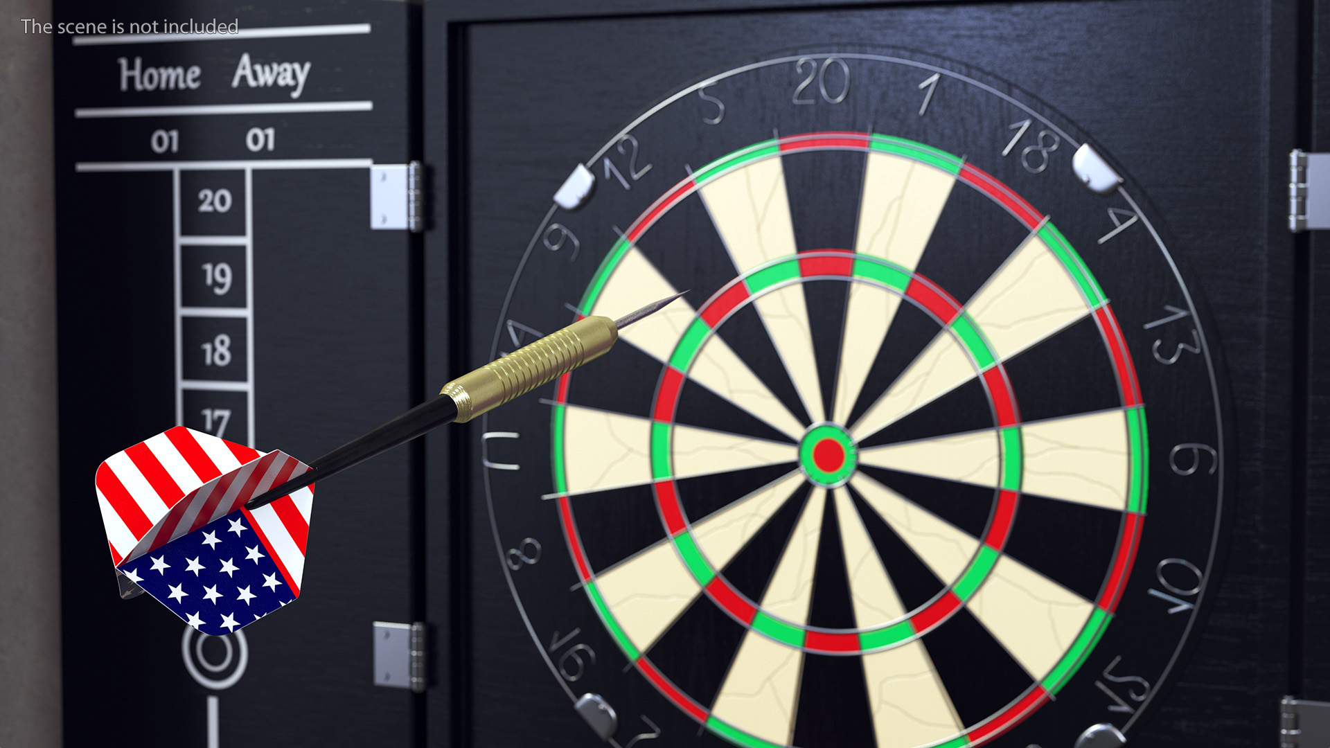 3D model American Flag Themed Dart