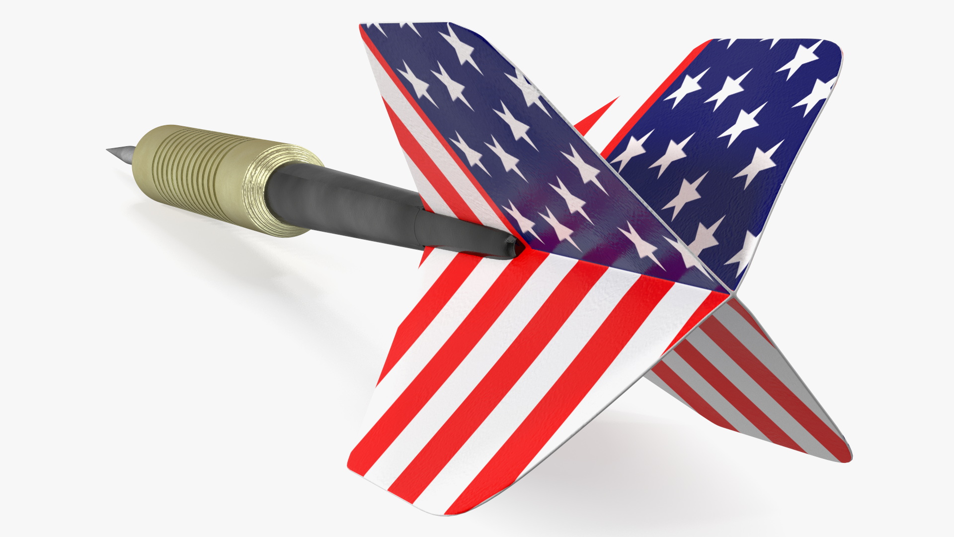 3D model American Flag Themed Dart
