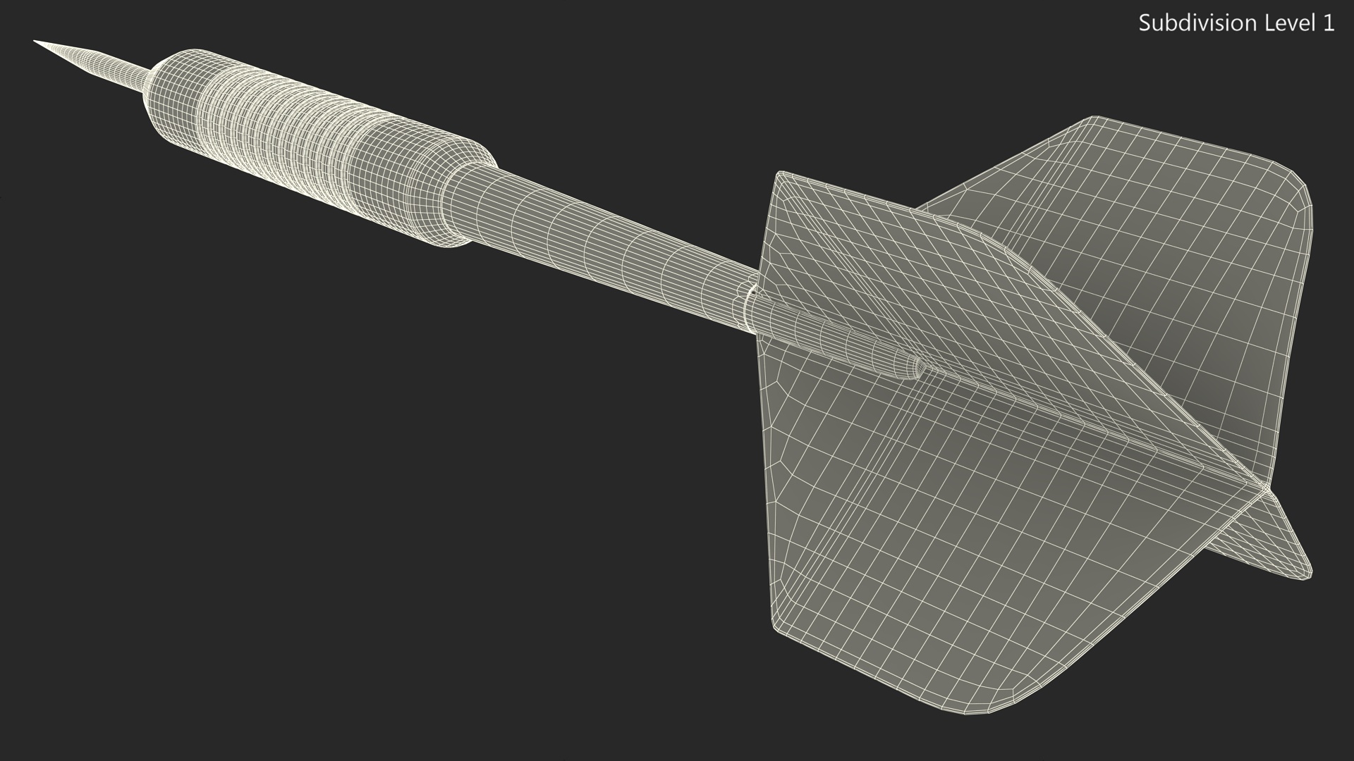 3D model American Flag Themed Dart
