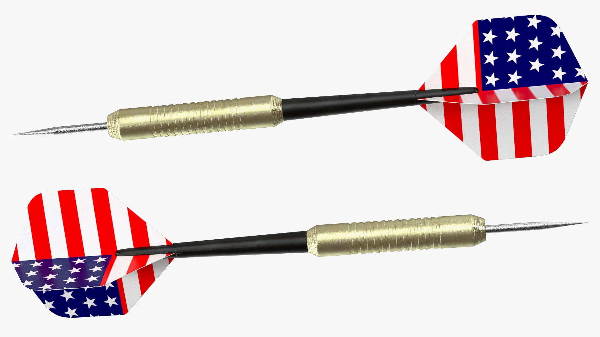 3D model American Flag Themed Dart