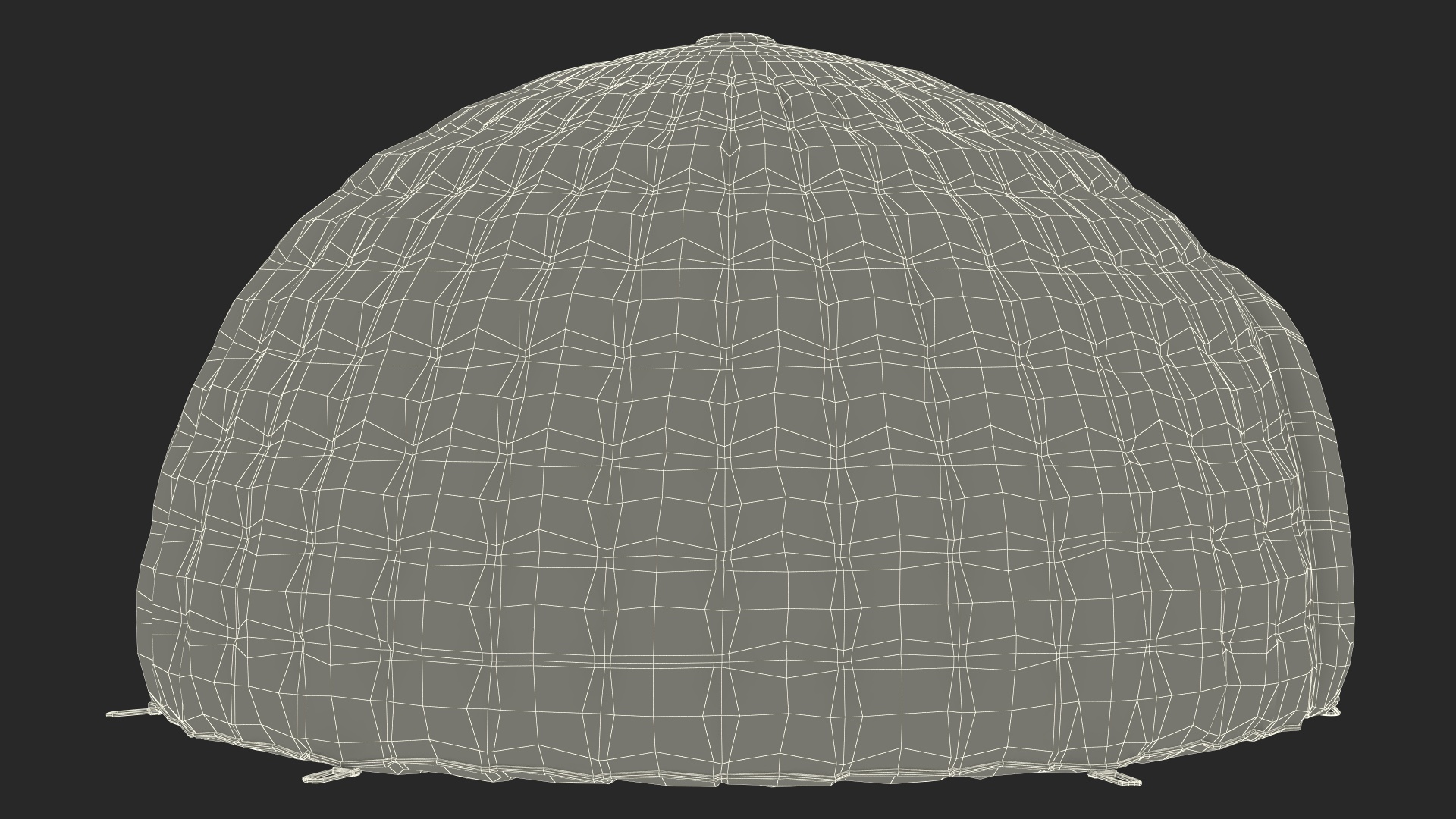 Inflatable Dome Shelter Green 3D model