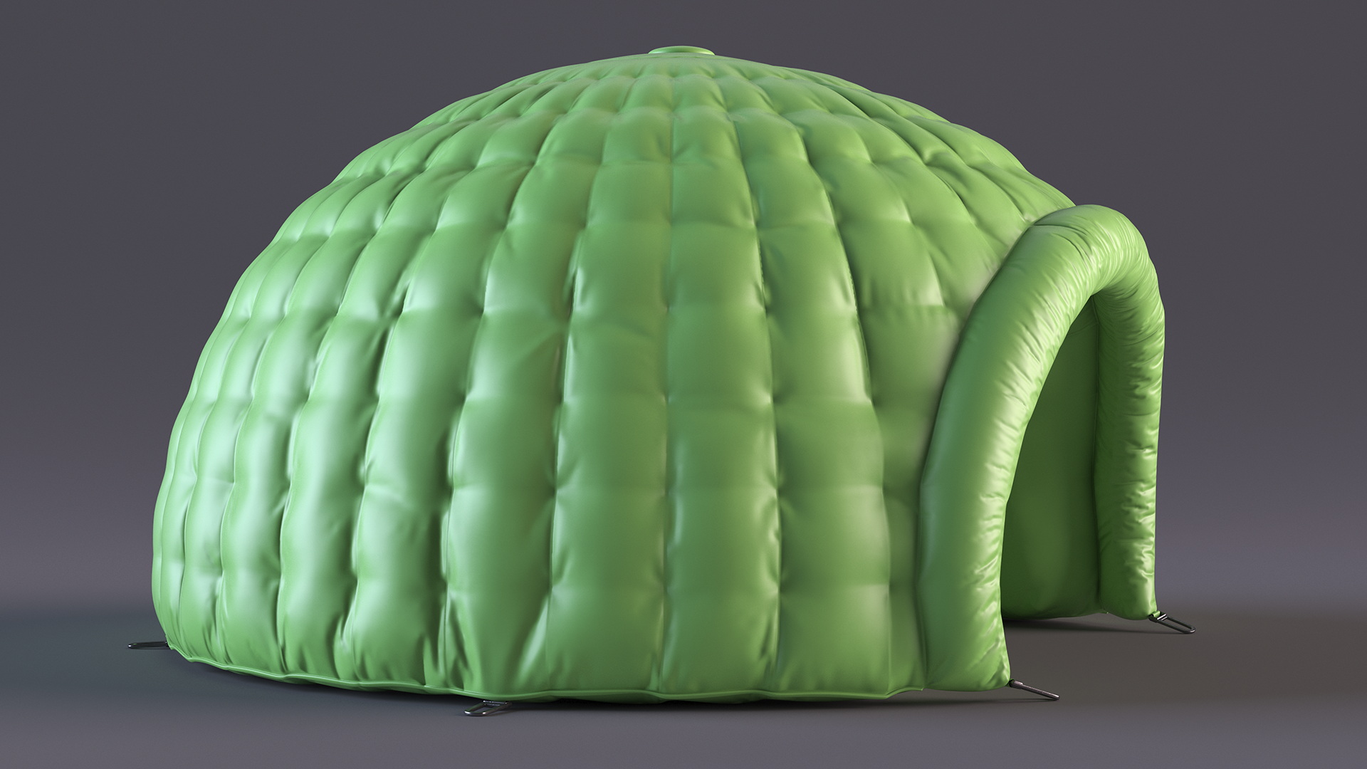 Inflatable Dome Shelter Green 3D model