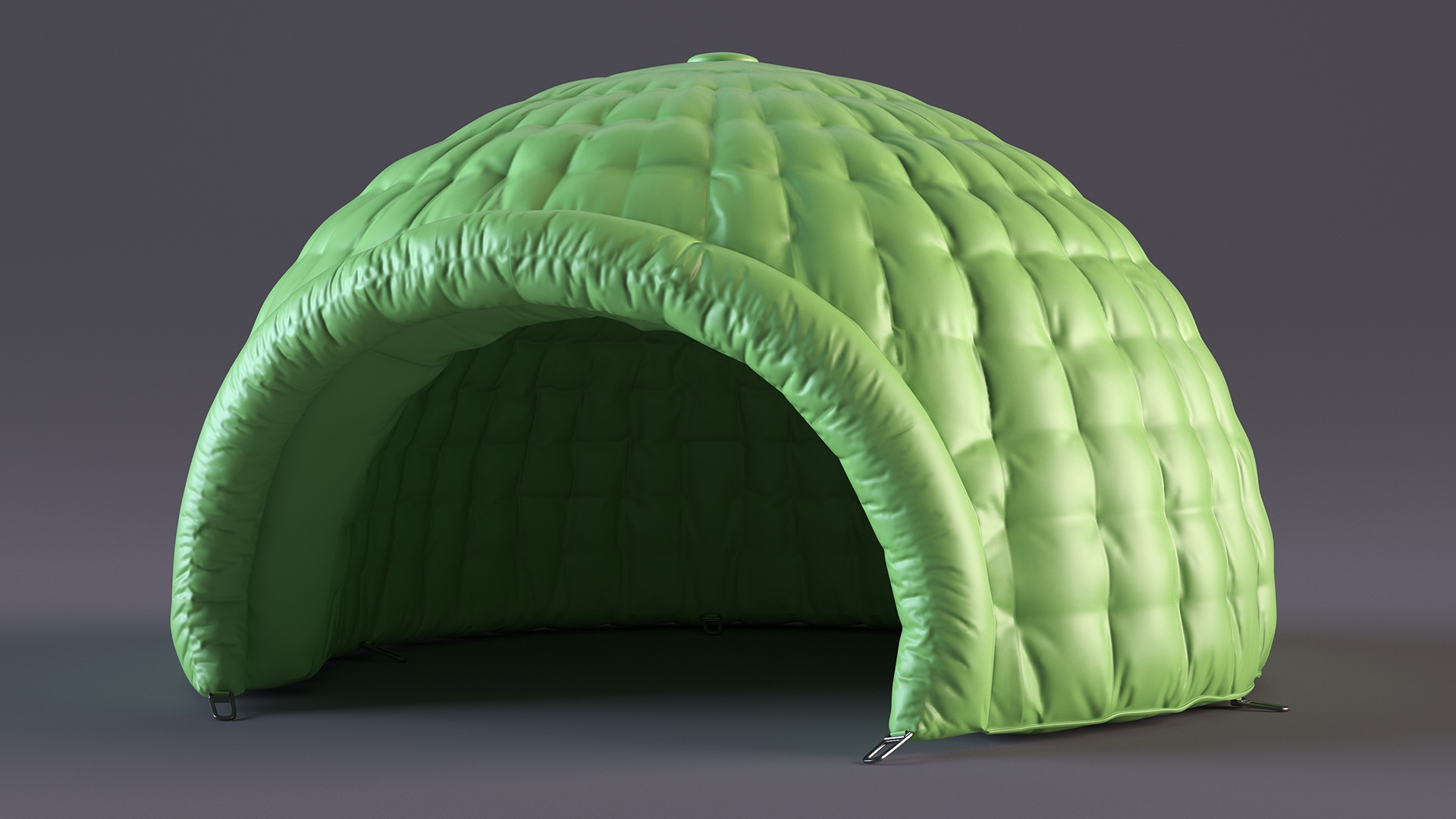 Inflatable Dome Shelter Green 3D model