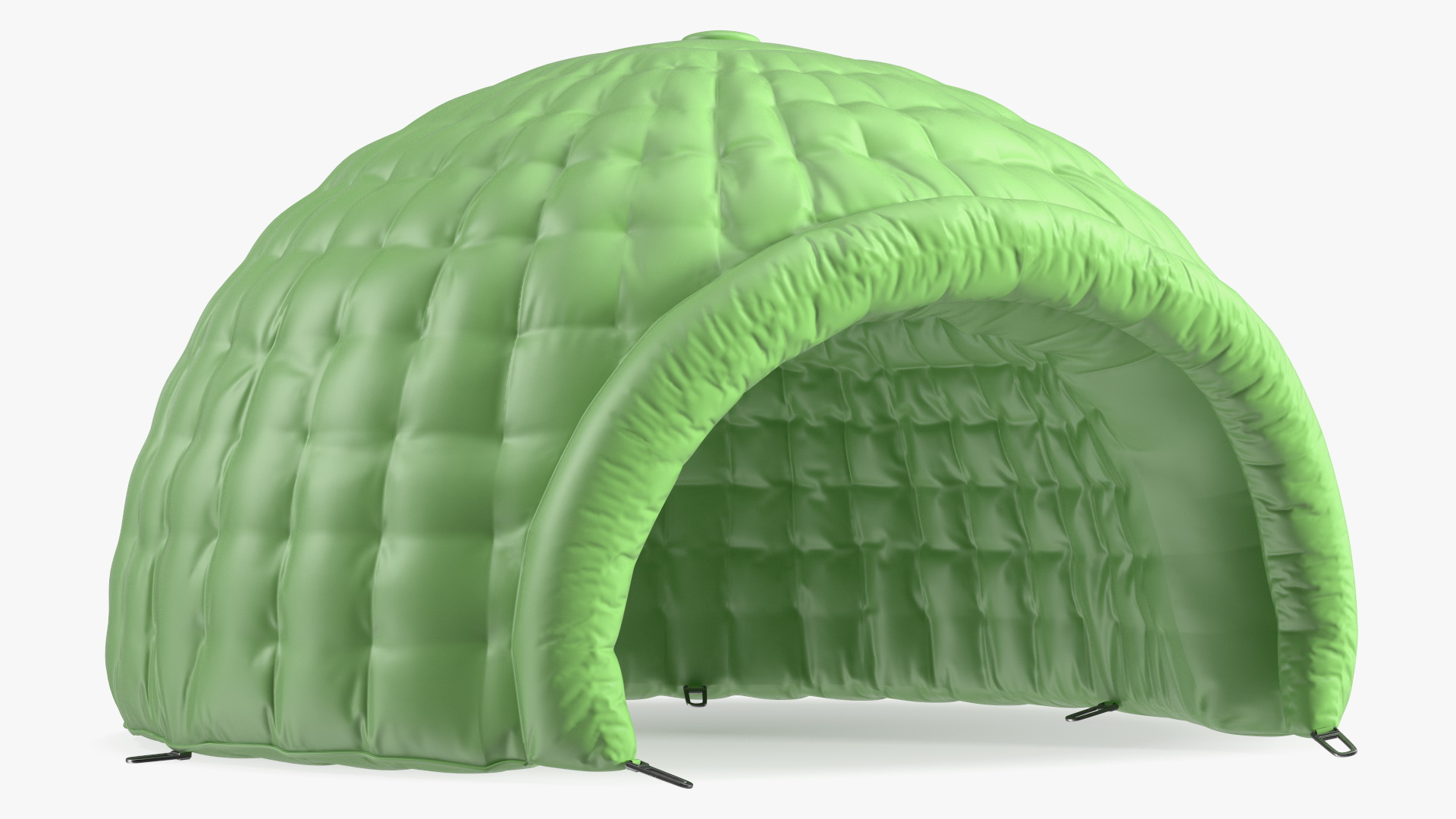 Inflatable Dome Shelter Green 3D model
