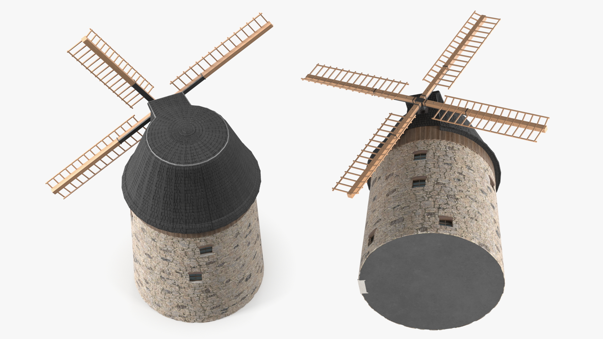 3D model Windmill Rigged