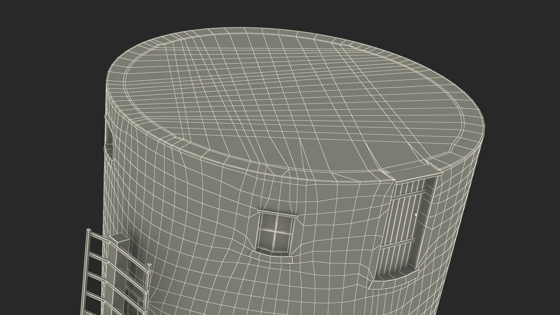 3D model Windmill Rigged