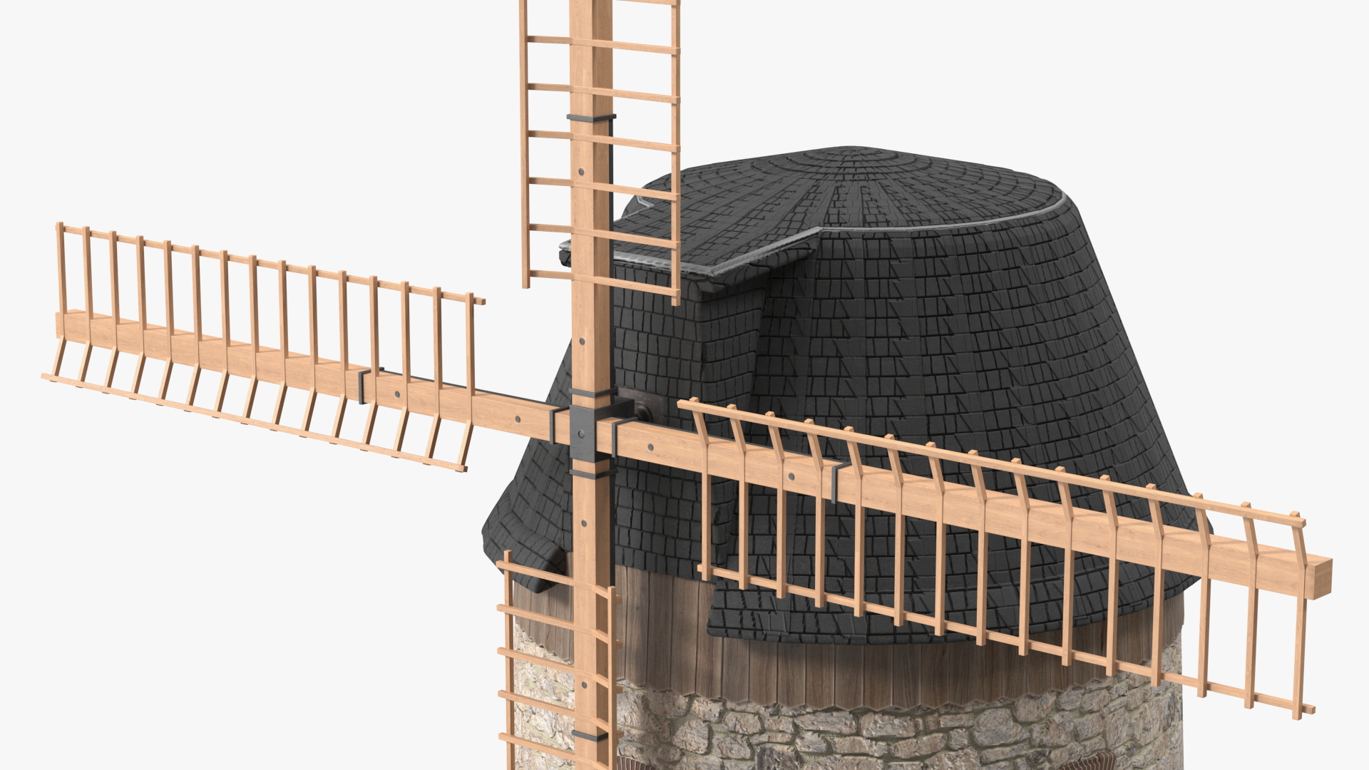3D model Windmill Rigged