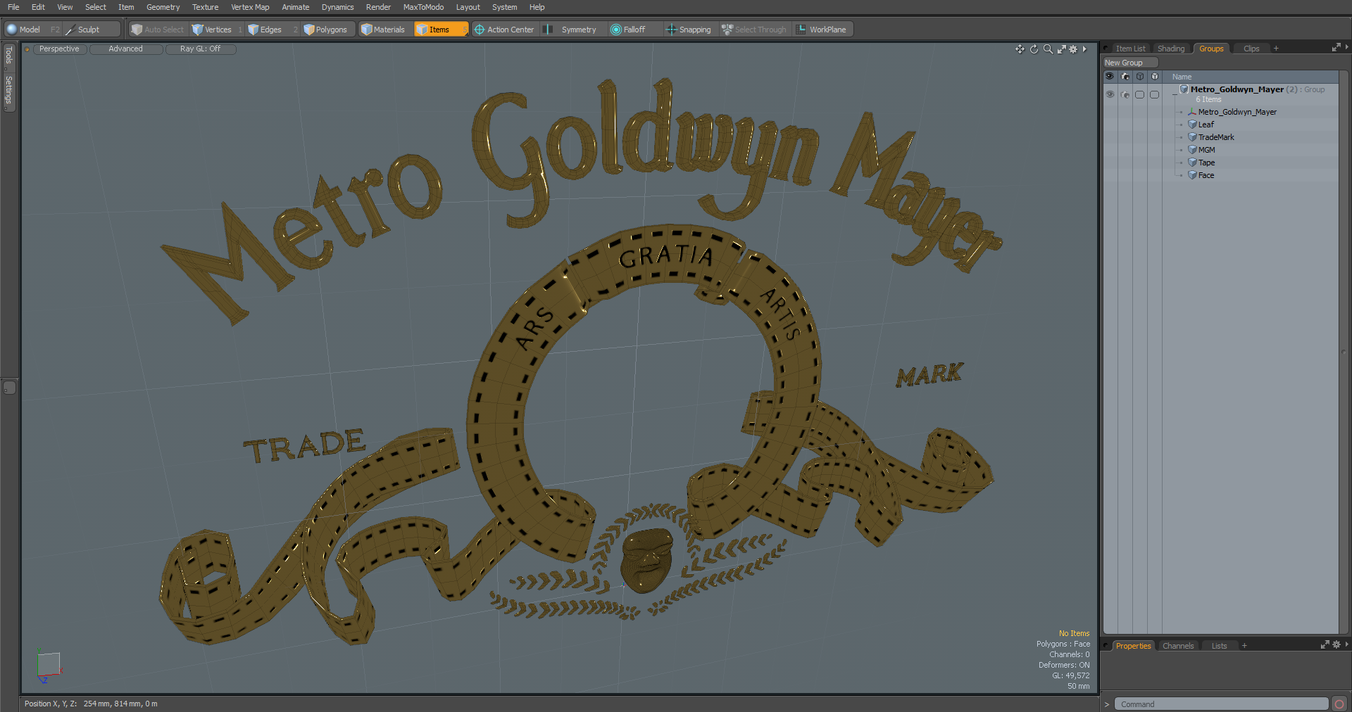 Metro Goldwyn Mayer 3D model