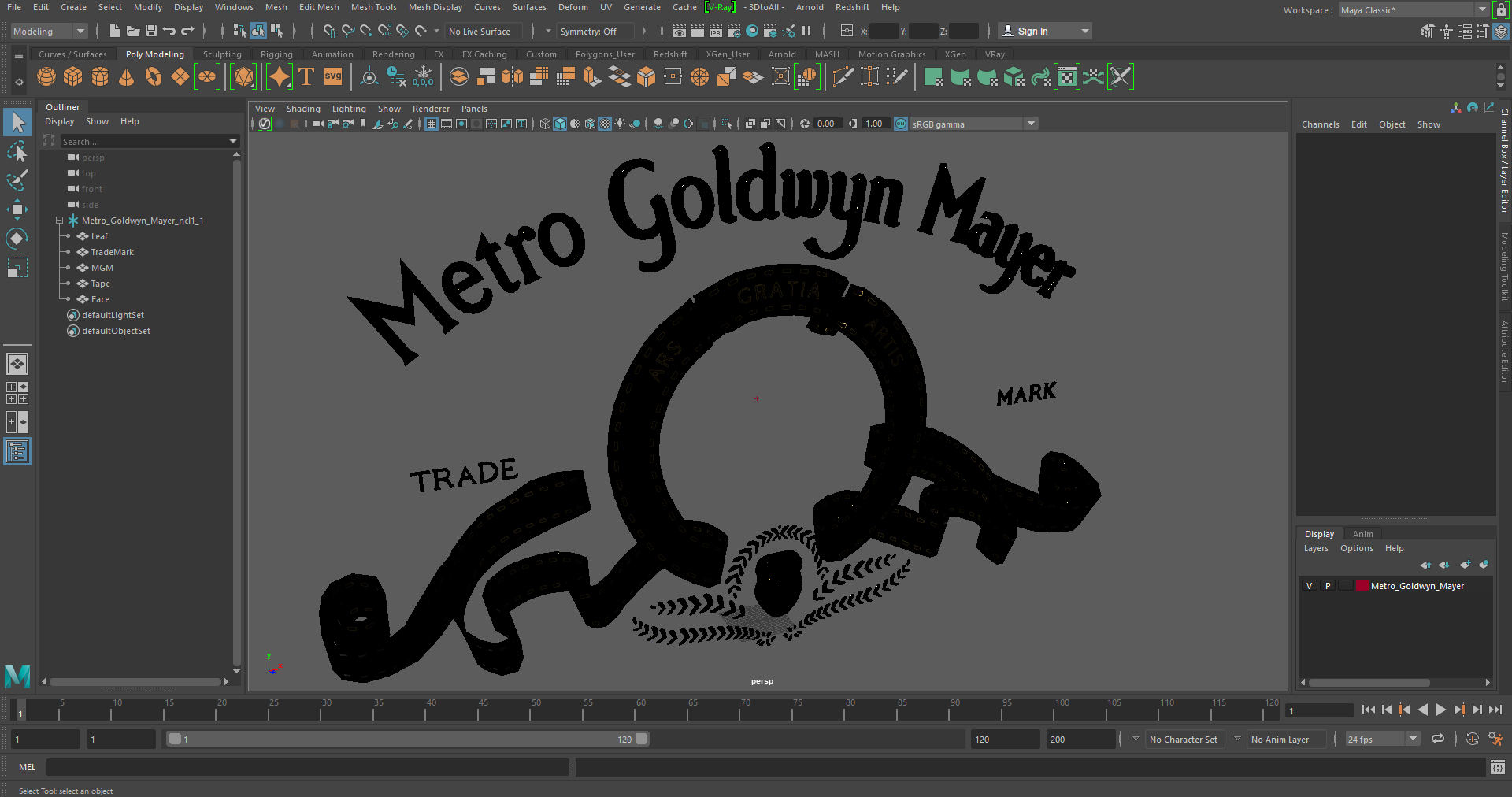 Metro Goldwyn Mayer 3D model