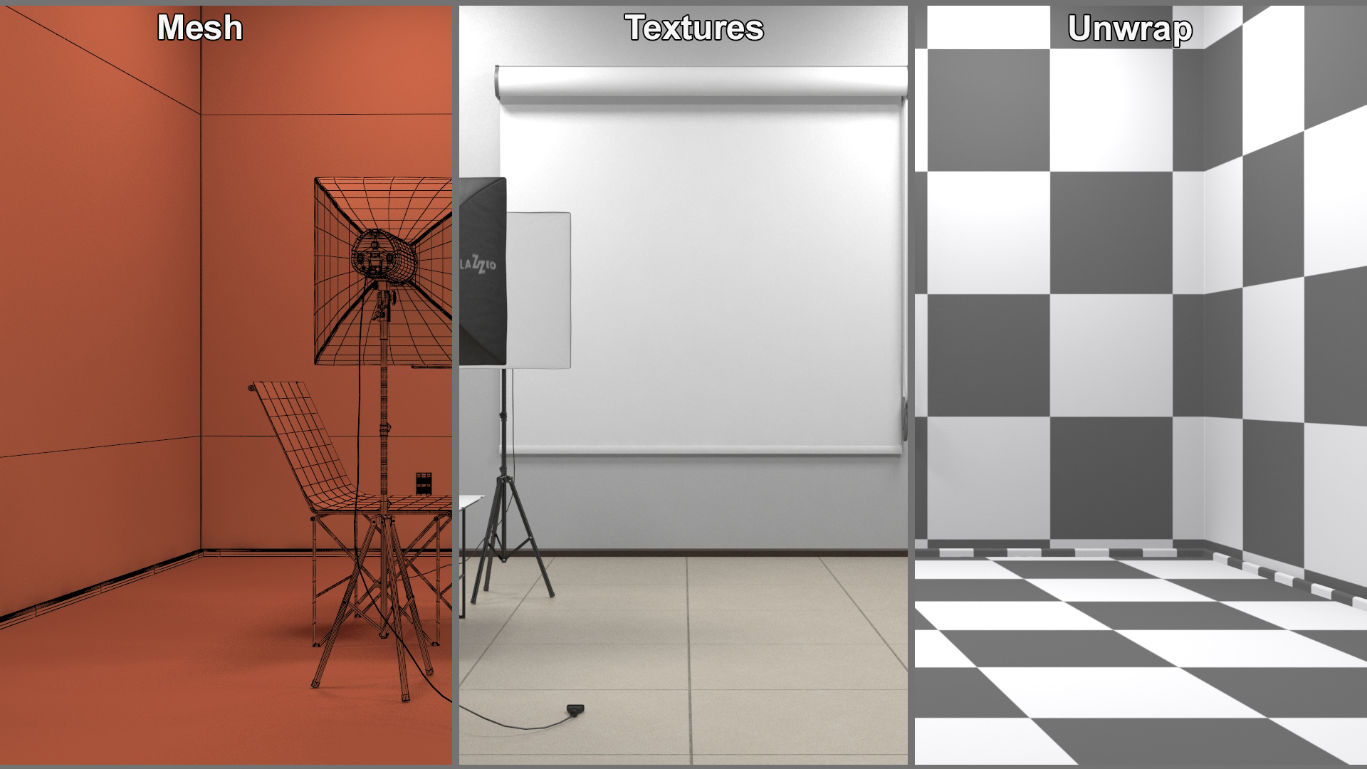 3D Professional Photography Studio