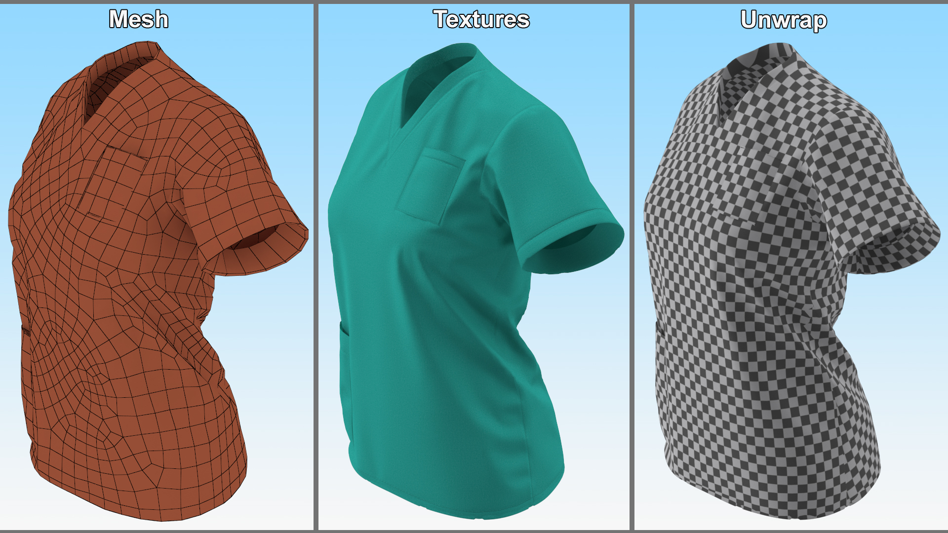 3D Medical Nurse T Shirt