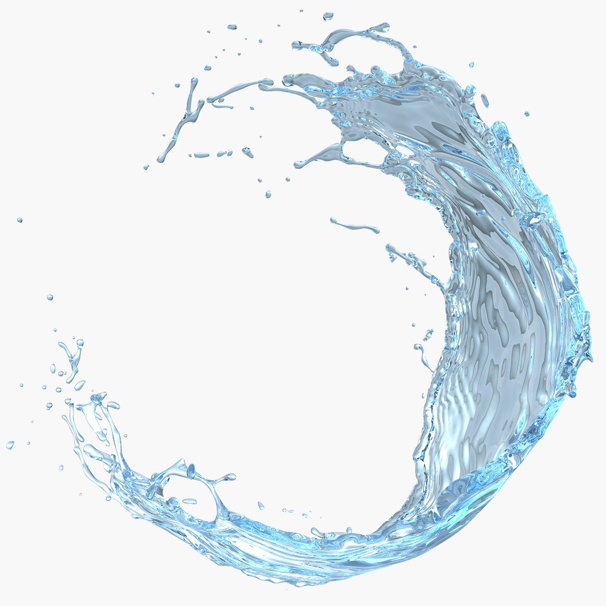 Water Splash in Air, view 3