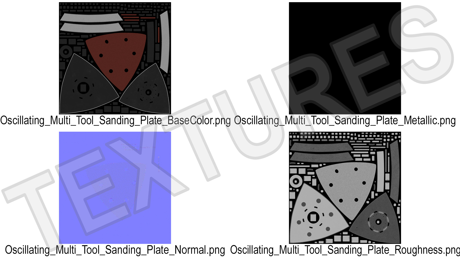 Delta Sanding Pad 3D