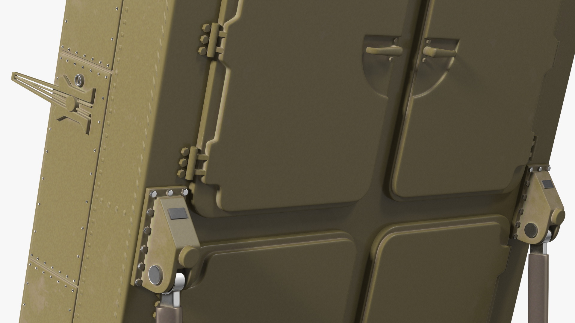 3D Ground Based Mobile Multi Mission Radar Rigged