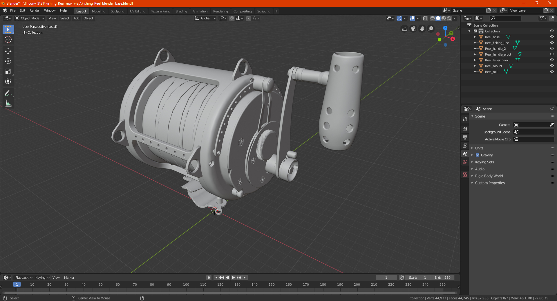 Fishing Reel 3D