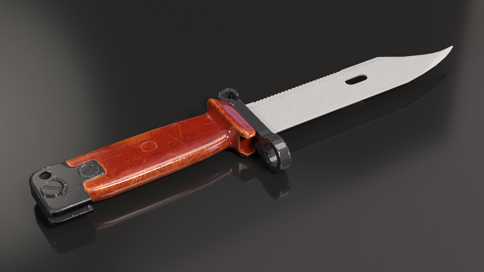 Soviet Bayonet Knife Sawback Blade Game Ready, view 2
