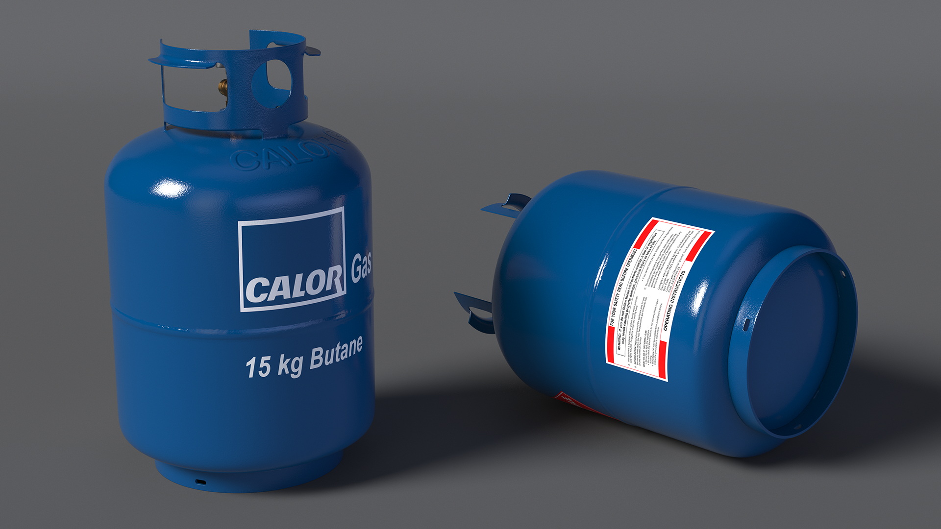 3D model Propane Gas Cylinder Tank