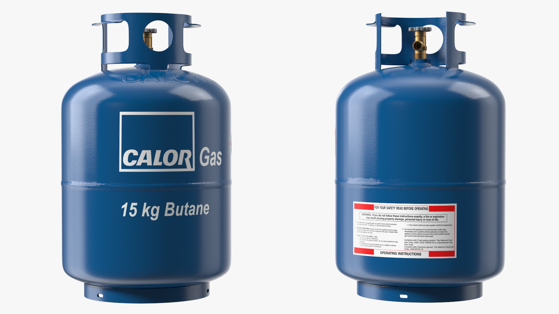 3D model Propane Gas Cylinder Tank