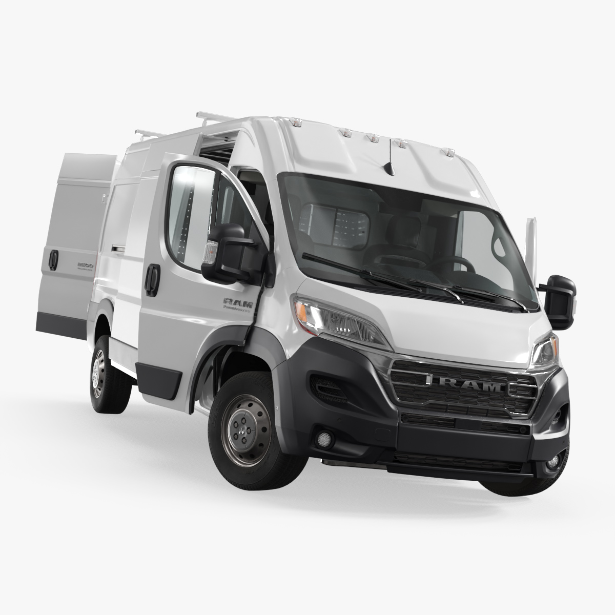 2026 RAM Promaster Cargo Van with Interior Rigged