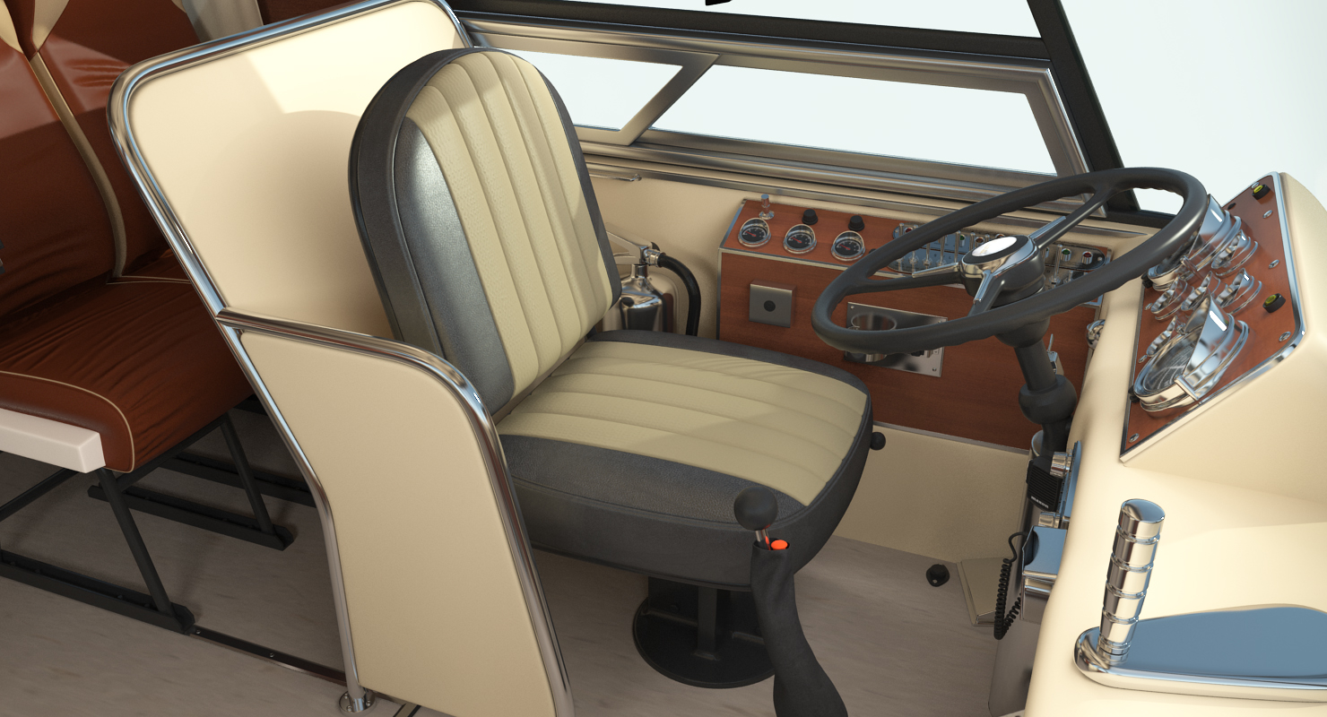 3D Sultana TM40 1973 Bus Rigged model