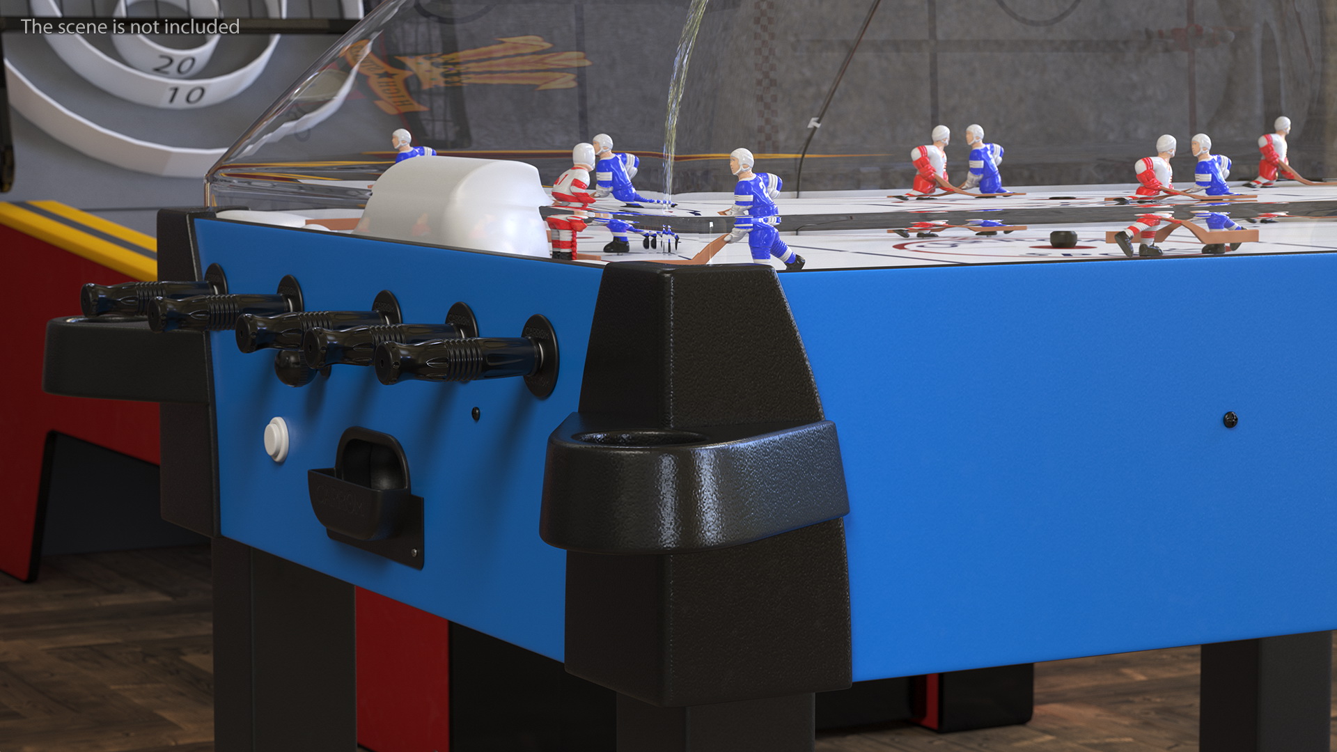3D model Carrom Signature Stick Hockey Table