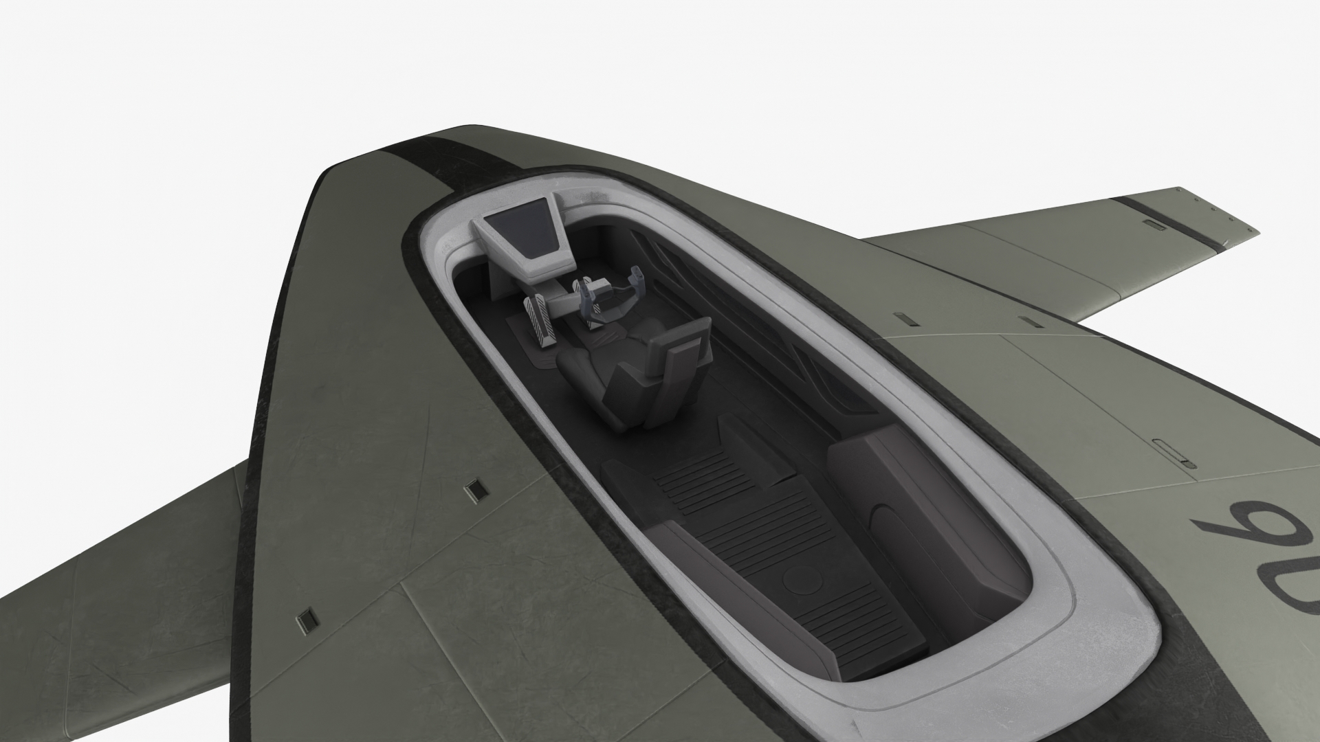 3D model Futuristic Stealth Fighter Aircraft