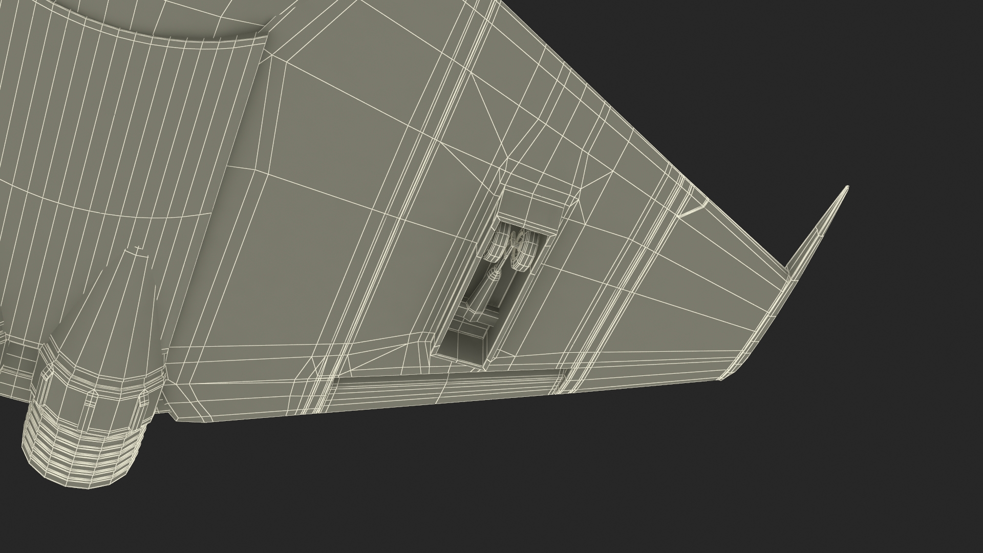 3D model Futuristic Stealth Fighter Aircraft
