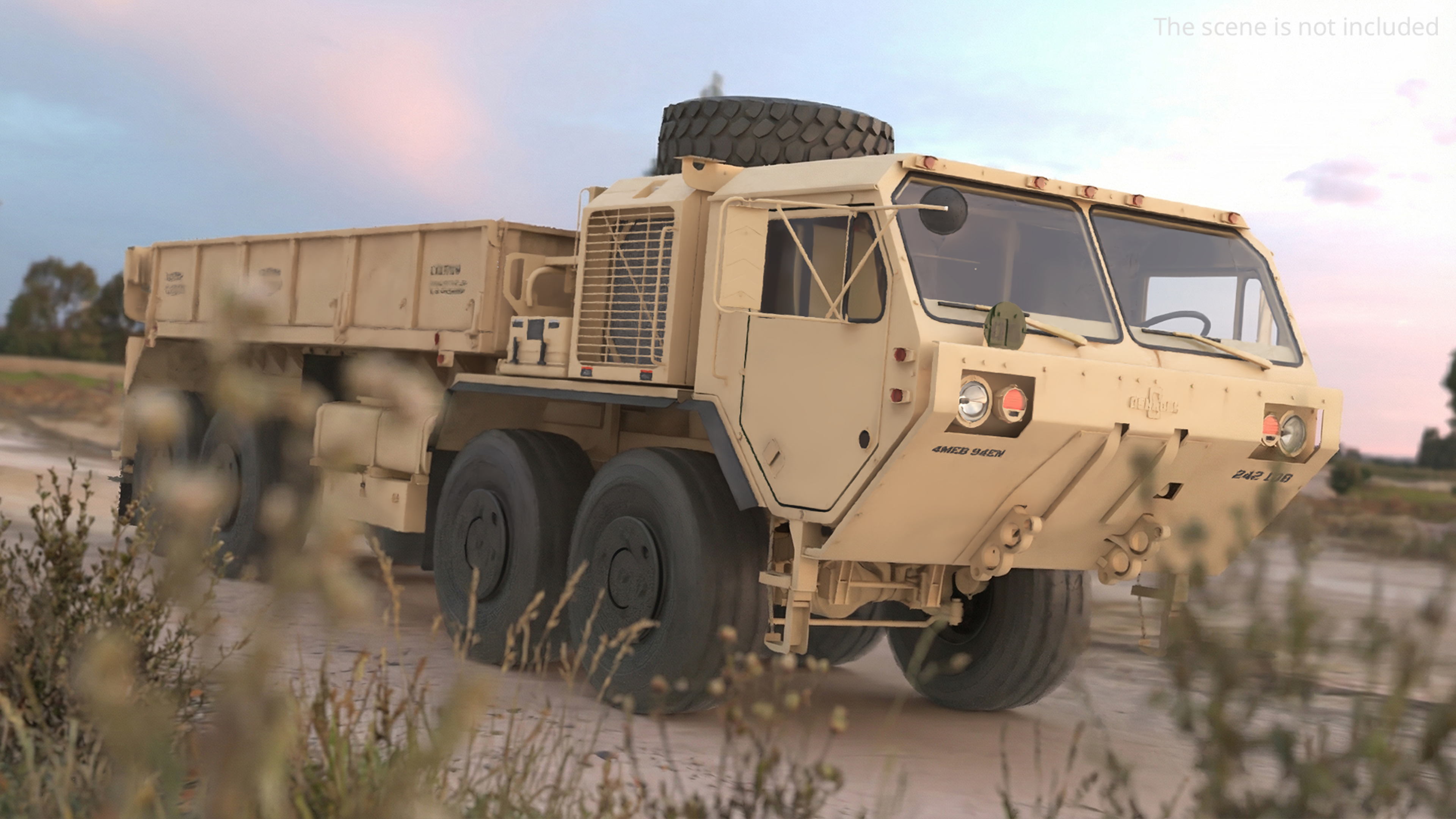 Oshkosh HEMTT M985A4 Cargo Truck Desert, view 8