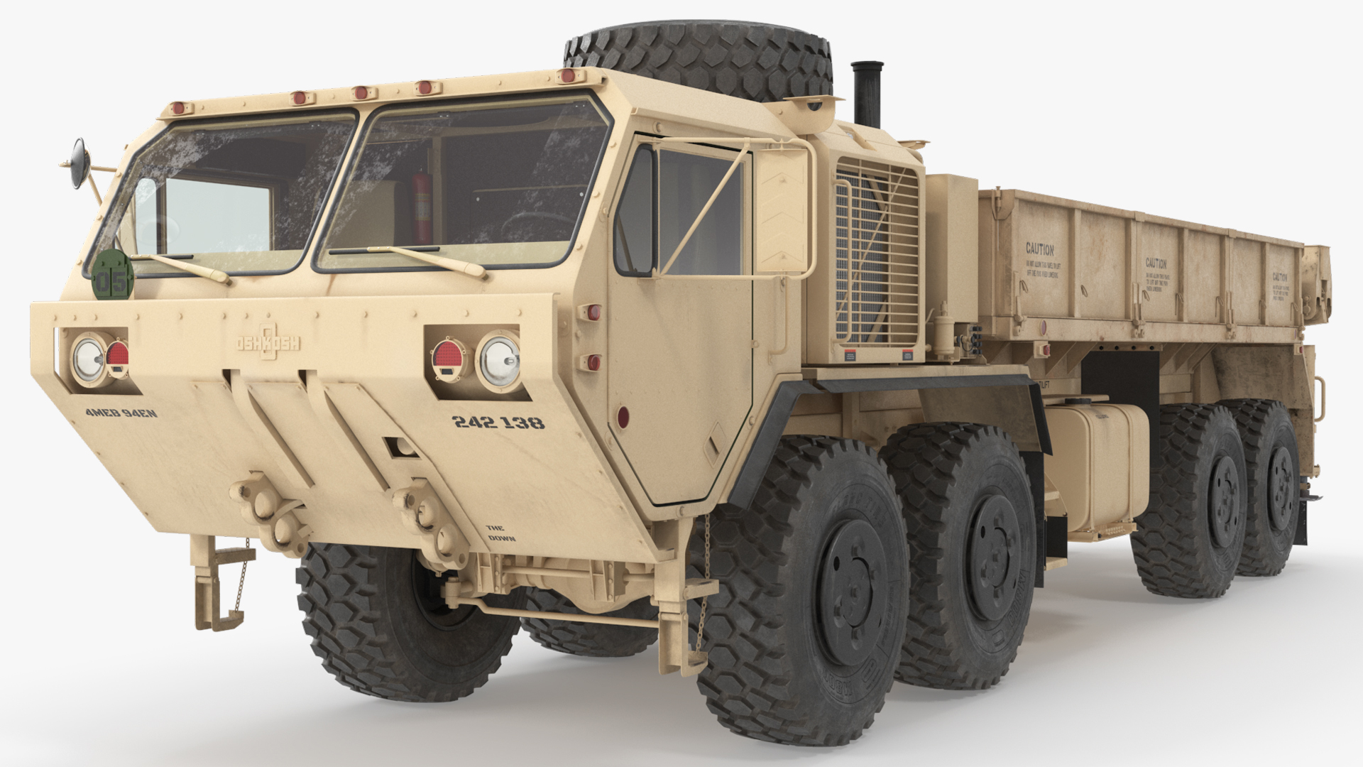 Oshkosh HEMTT M985A4 Cargo Truck Desert, view 12