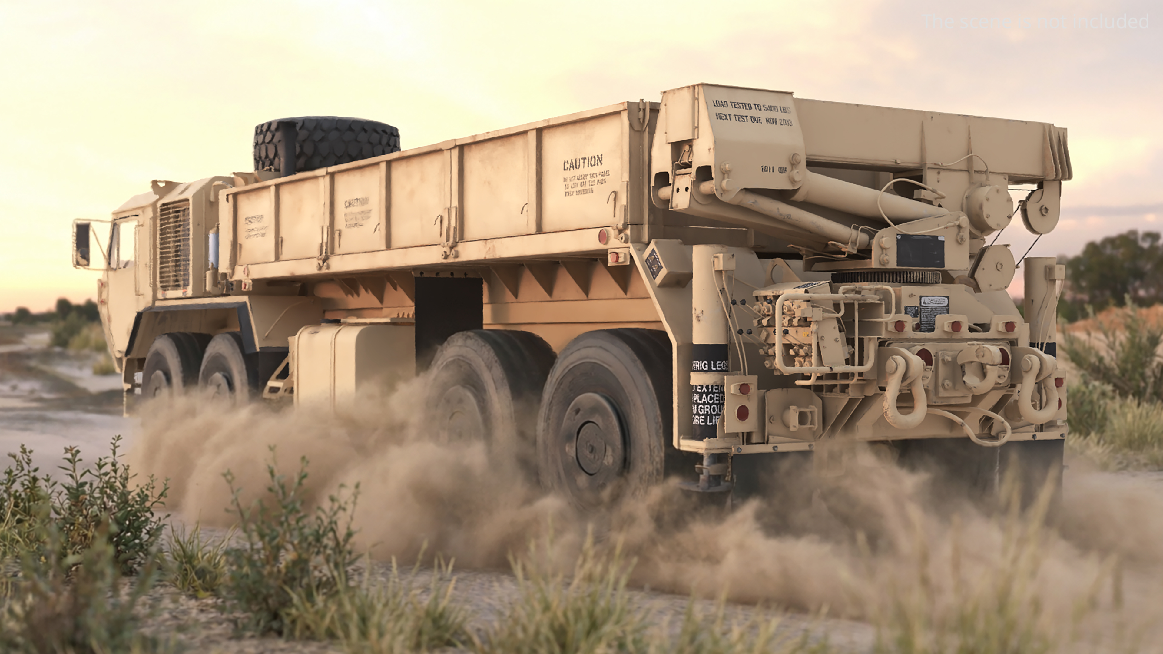 Oshkosh HEMTT M985A4 Cargo Truck Desert, view 9
