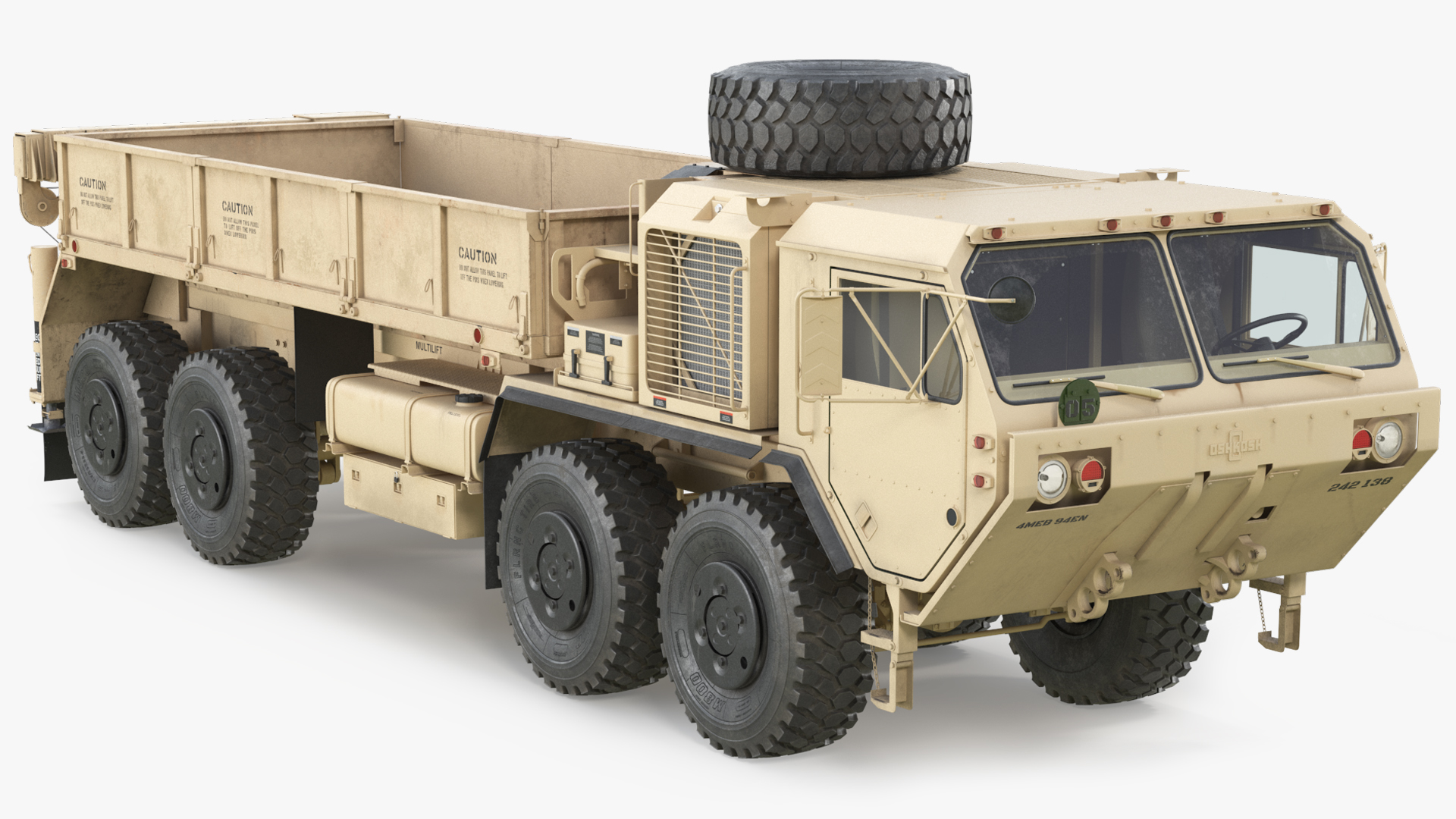 Oshkosh HEMTT M985A4 Cargo Truck Desert
