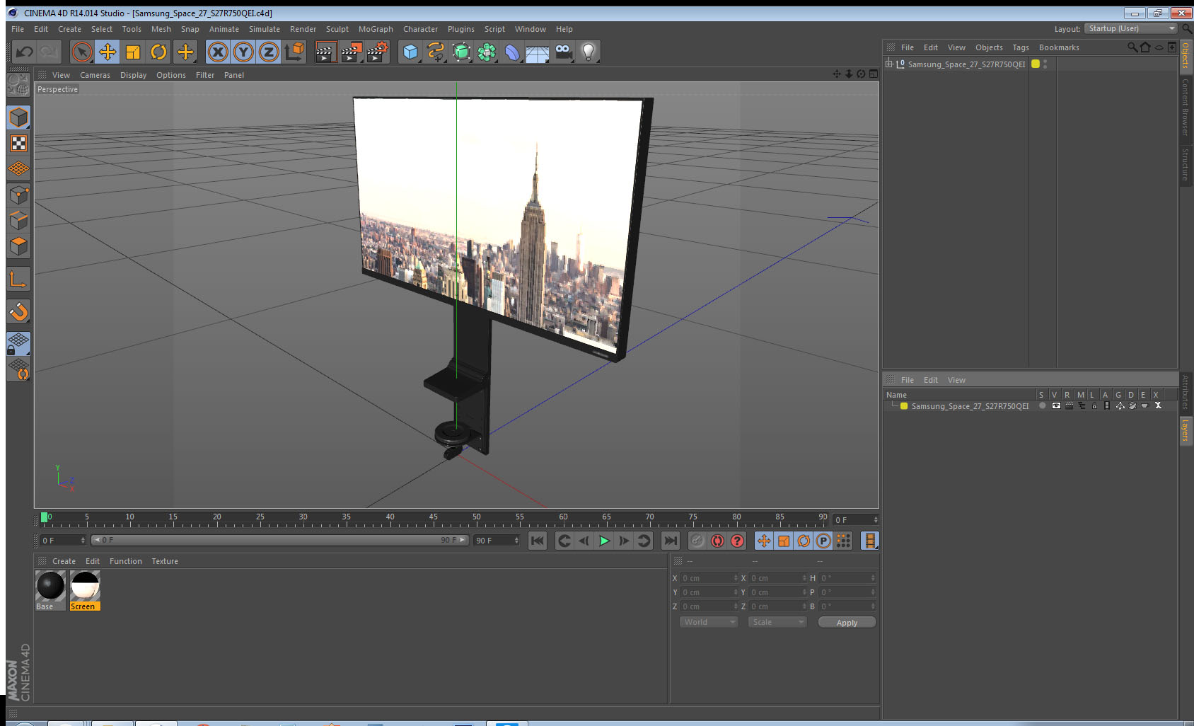 Samsung Space 27 S27R750QEI 3D