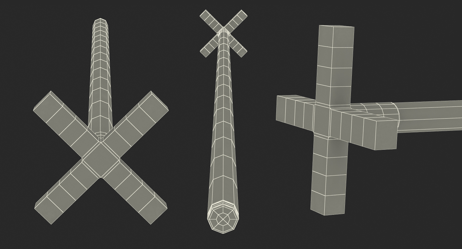 Cross Rests for Snooker Pool and Billiards 3D